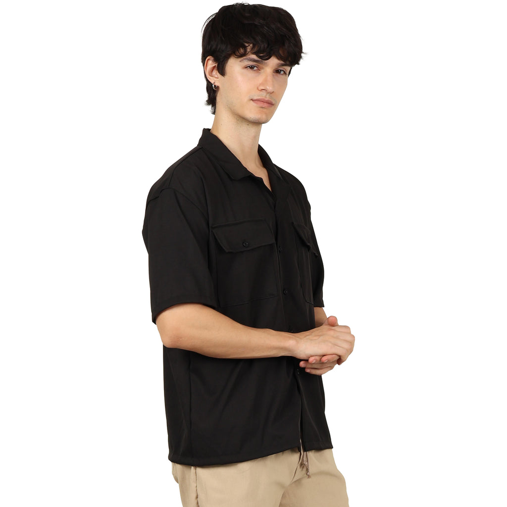 V. William's Cotton Twill Cargo Polo