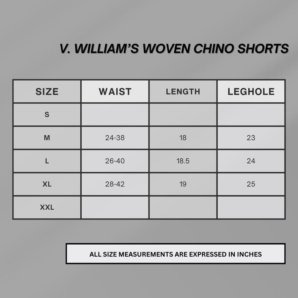 V. William's Woven Chino Shorts