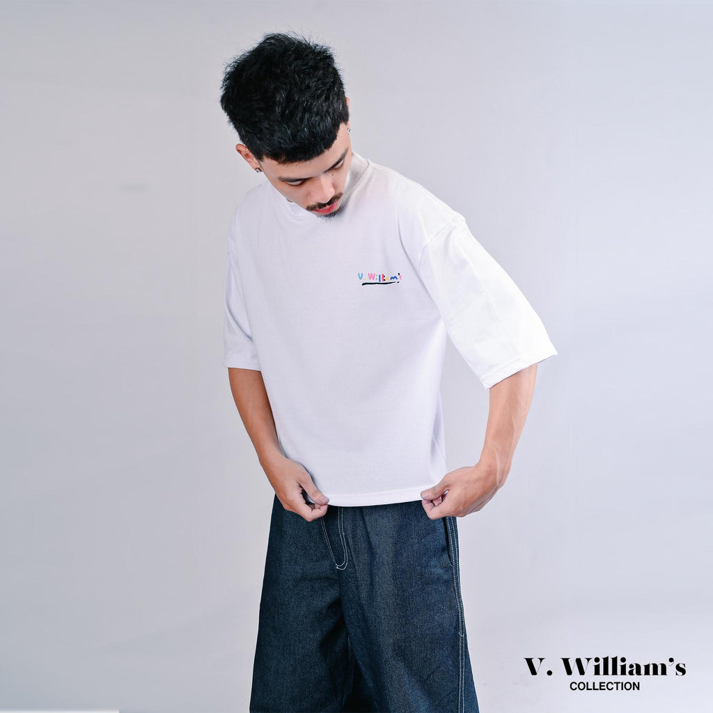 V. William's Crayon Cropped T-Shirt