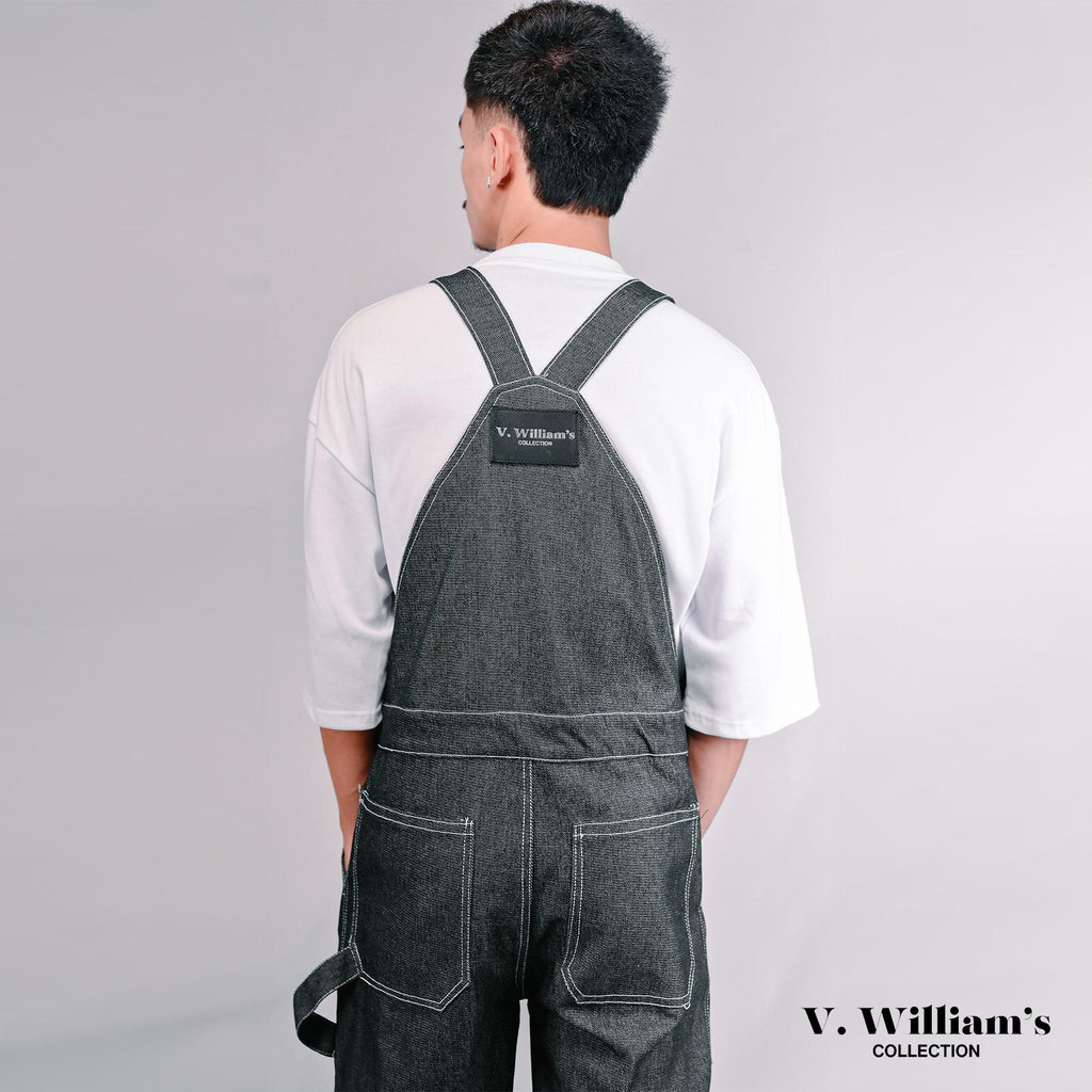 V. William's Raw Denim Jumpsuit