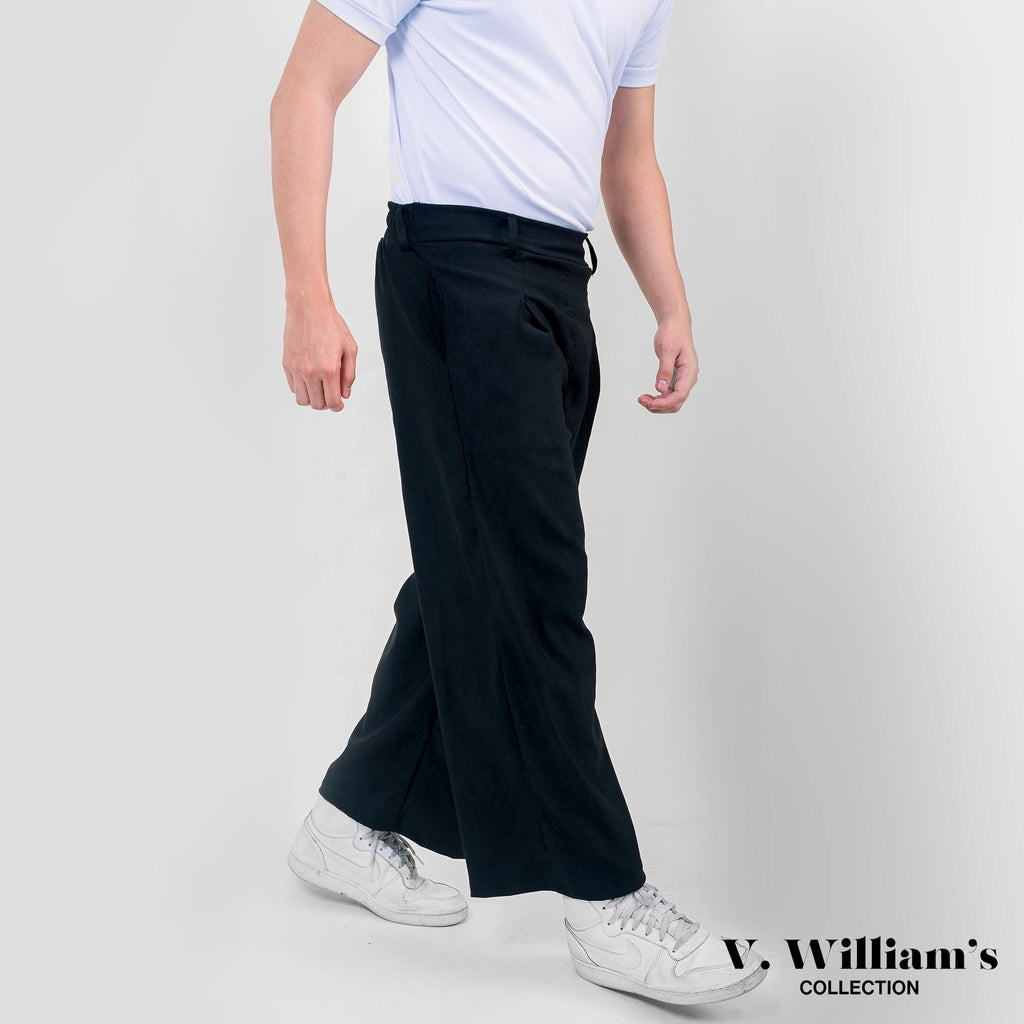 V. William's Double Pleated Straight Cut Pants