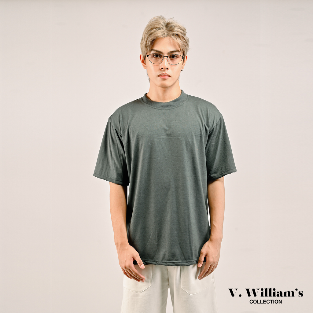 V. William's Pro Club Inspired 240 Gsm Plain Shirt Menswear Top Tshirt Crewneck Short Sleeve