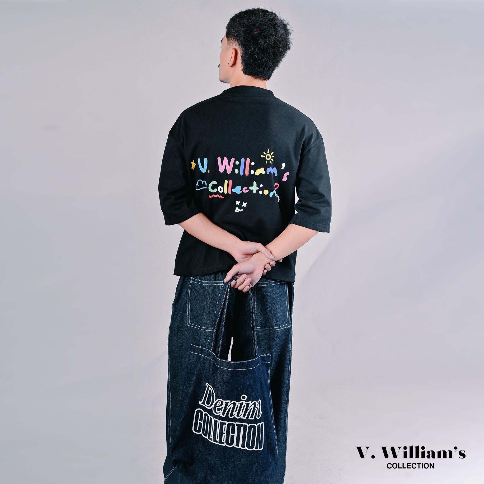 V. William's Crayon Cropped T-Shirt