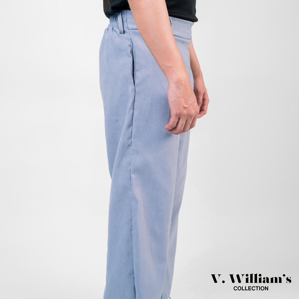 V. William's Double Pleated Straight Cut Pants