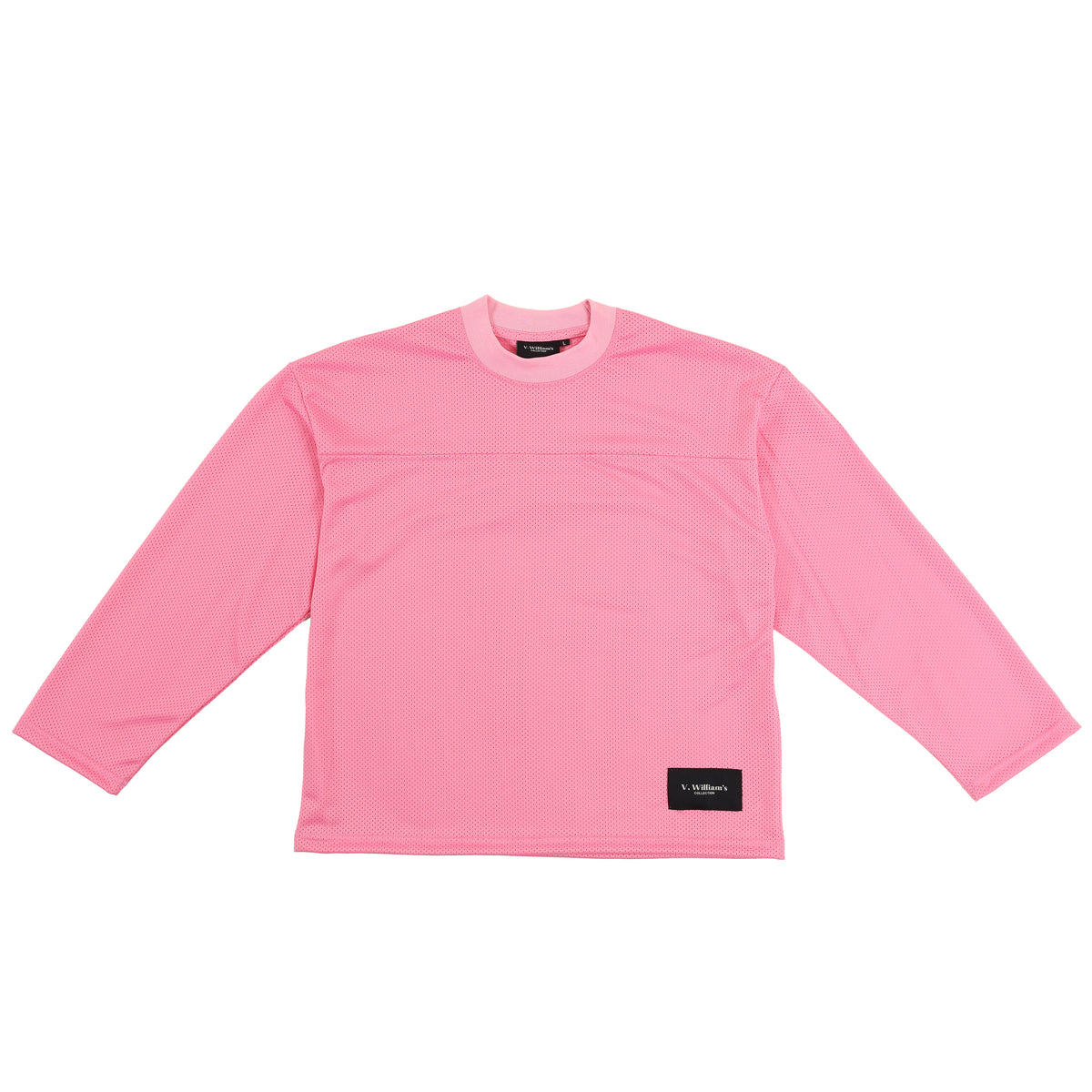 V. William's Mesh Boxy Cropped Longsleeve Jersey