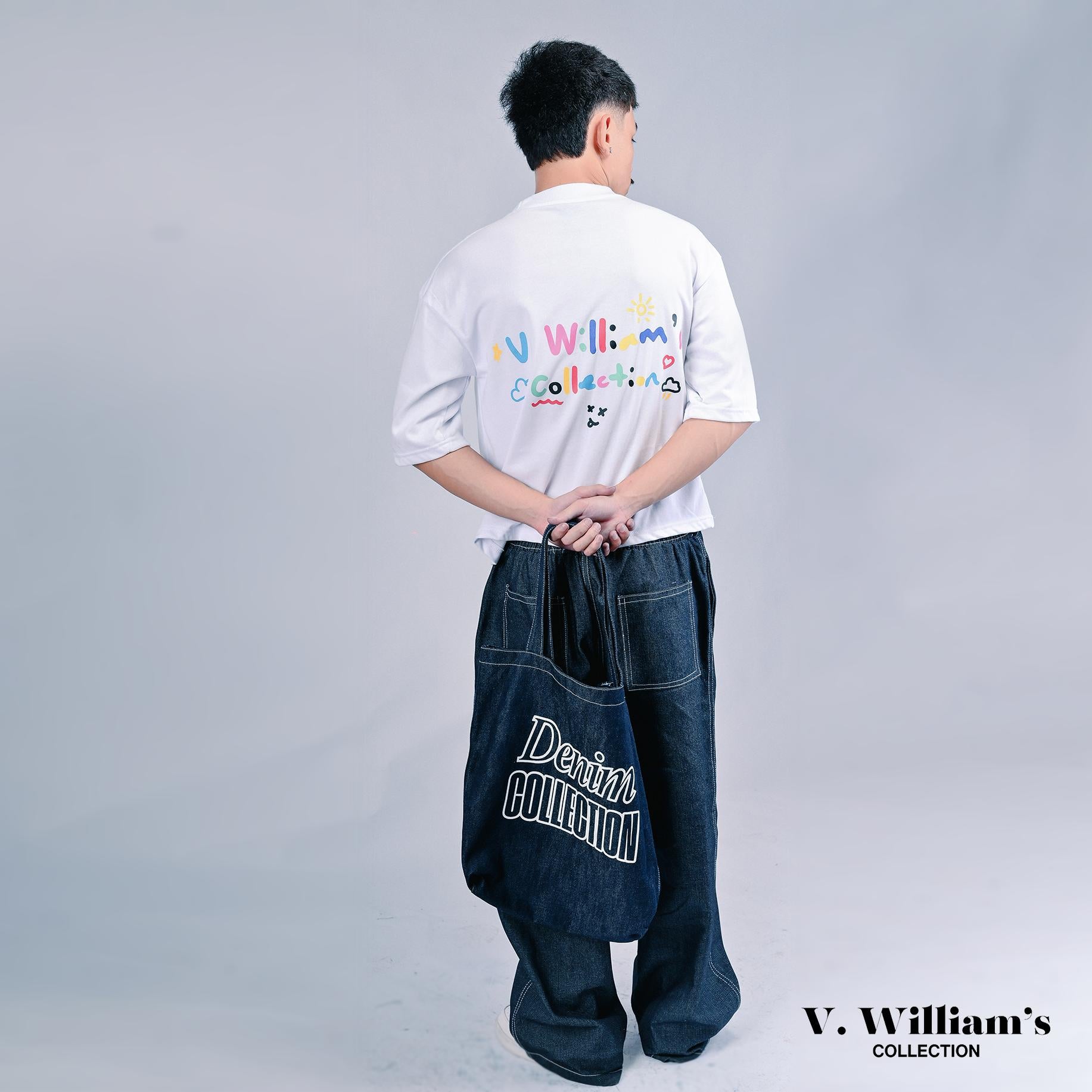 V. William's Crayon Cropped T-Shirt