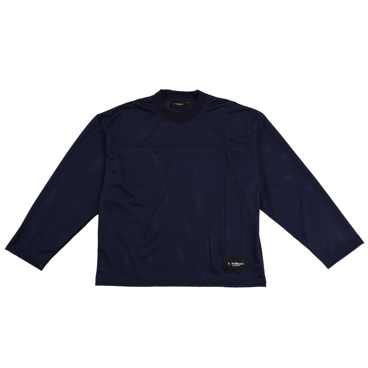 V. William's Mesh Boxy Cropped Longsleeve Jersey