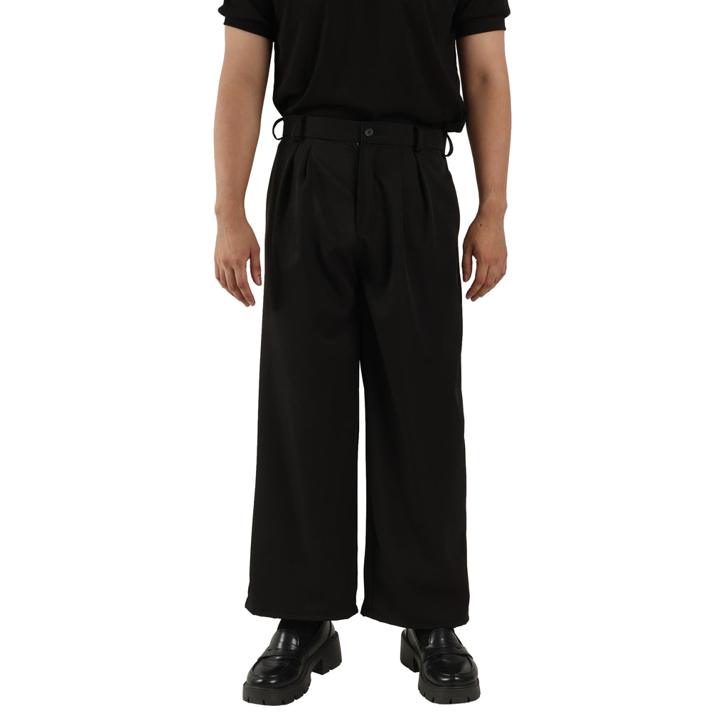 V. William's Cotton Twill Pleated Pants