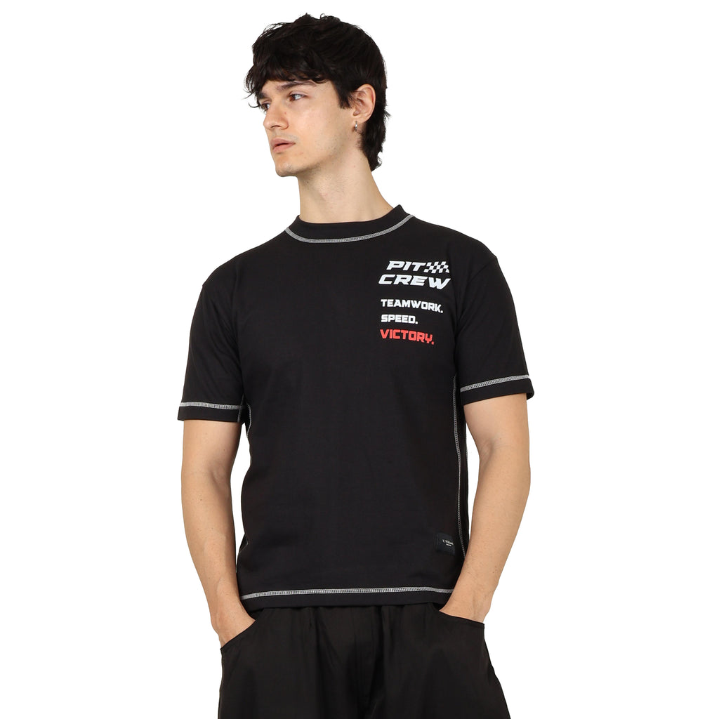 V. William's Heavy Cotton Racing Tees Sporty Fit Reverse Stitch