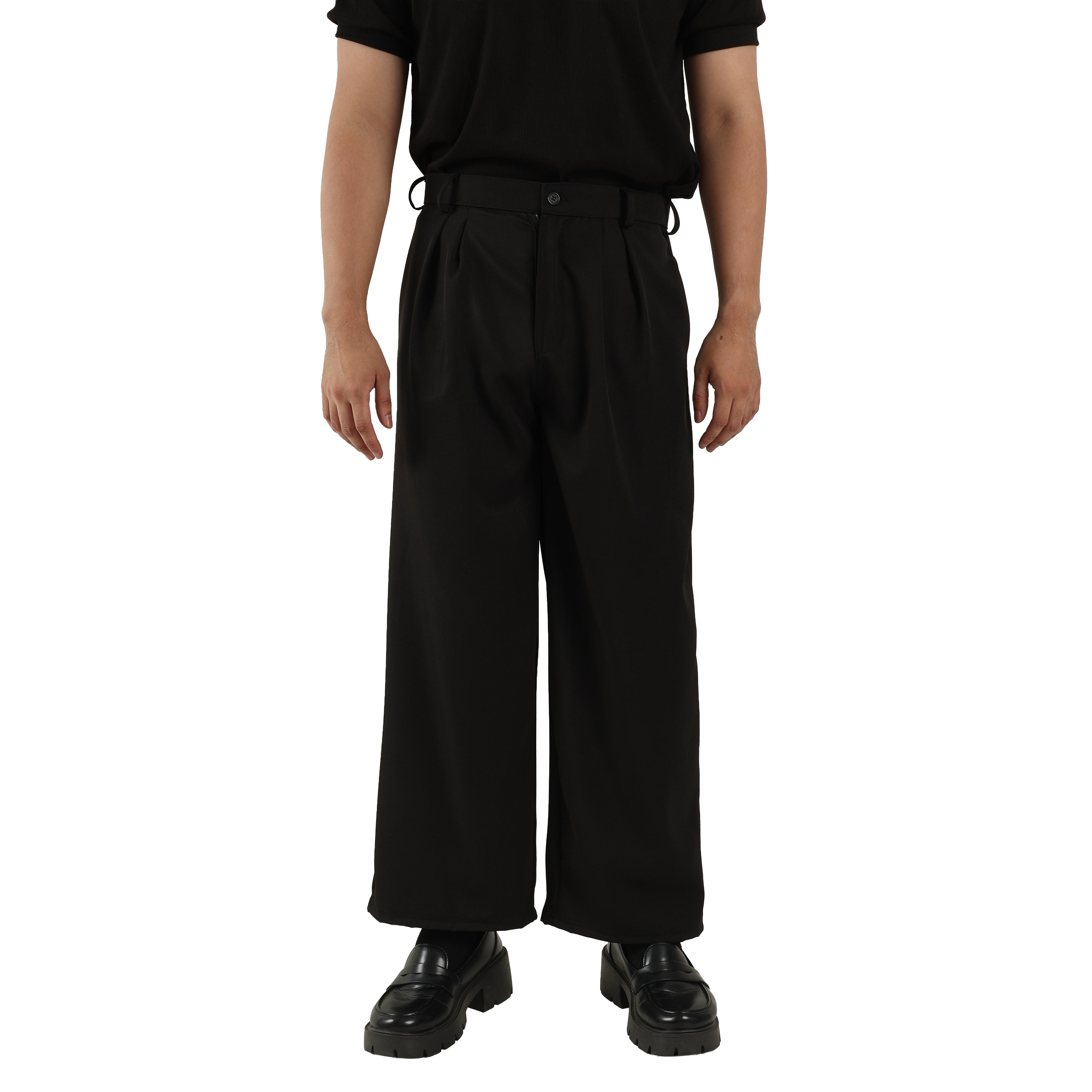V. William's Cotton Twill Pleated Pants