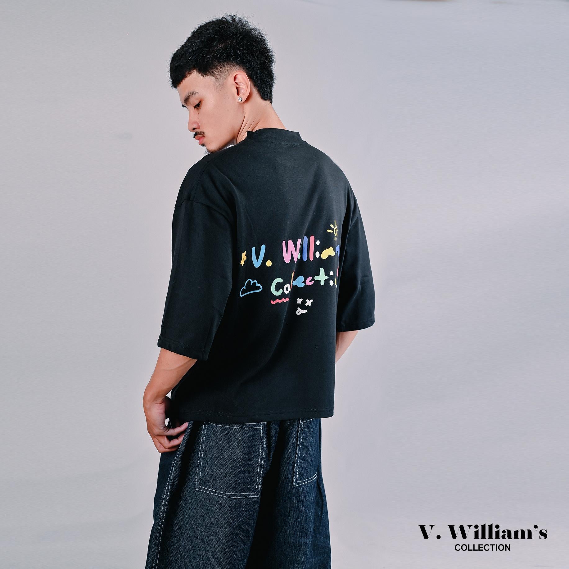 V. William's Crayon Cropped T-Shirt