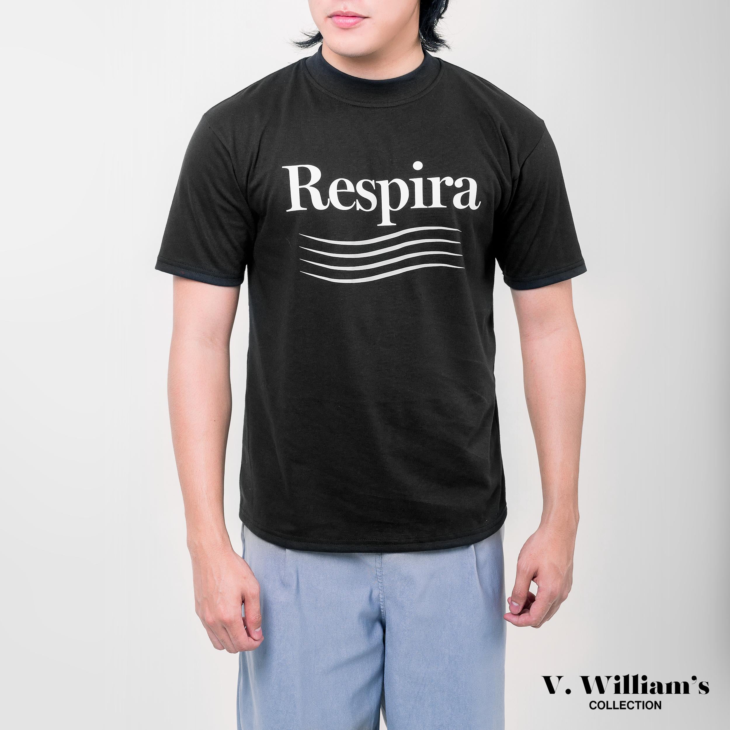 V. William's Mock Neck Graphic T-Shirt Daily Matters Collection