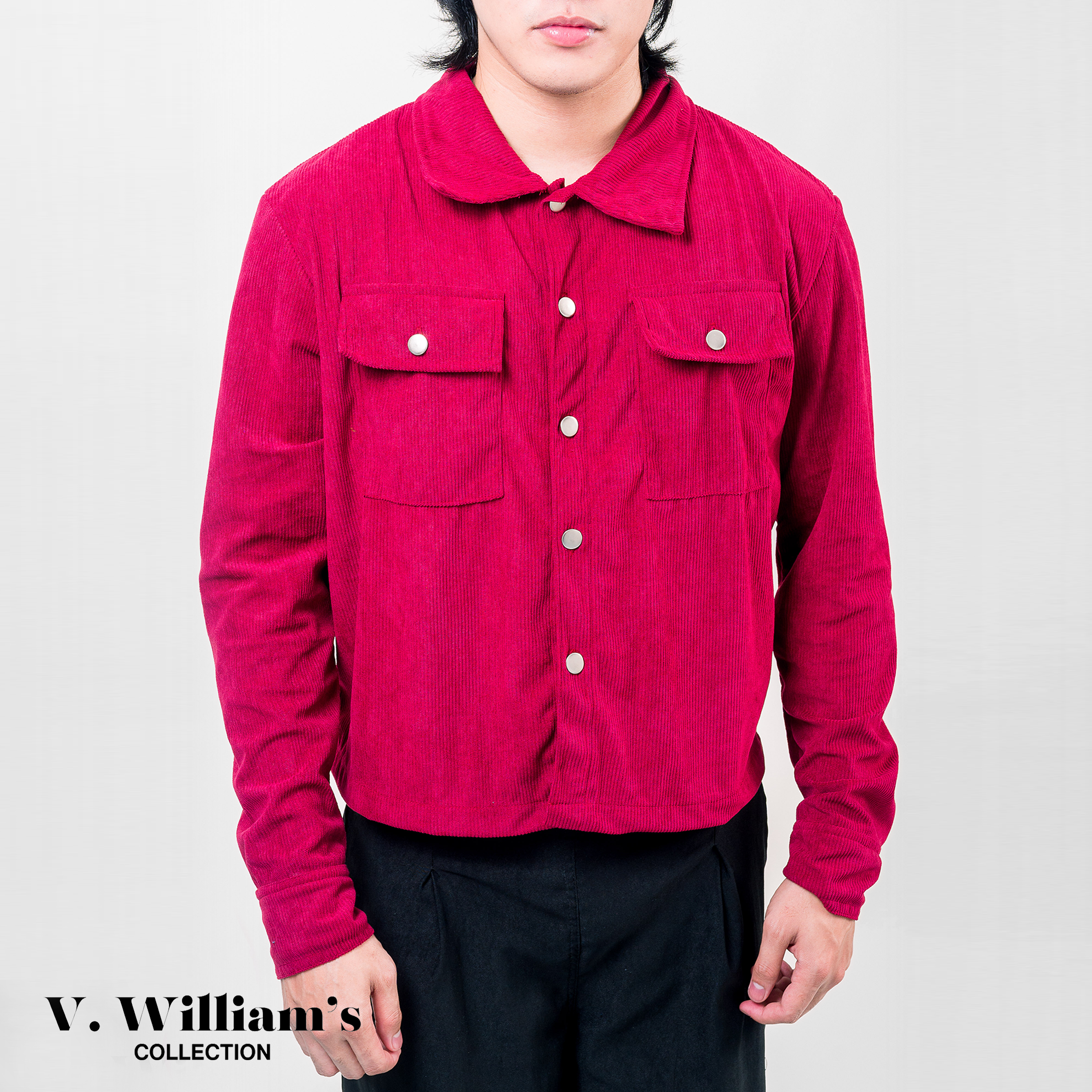V. William's Premium Boxy Cropped Jacket
