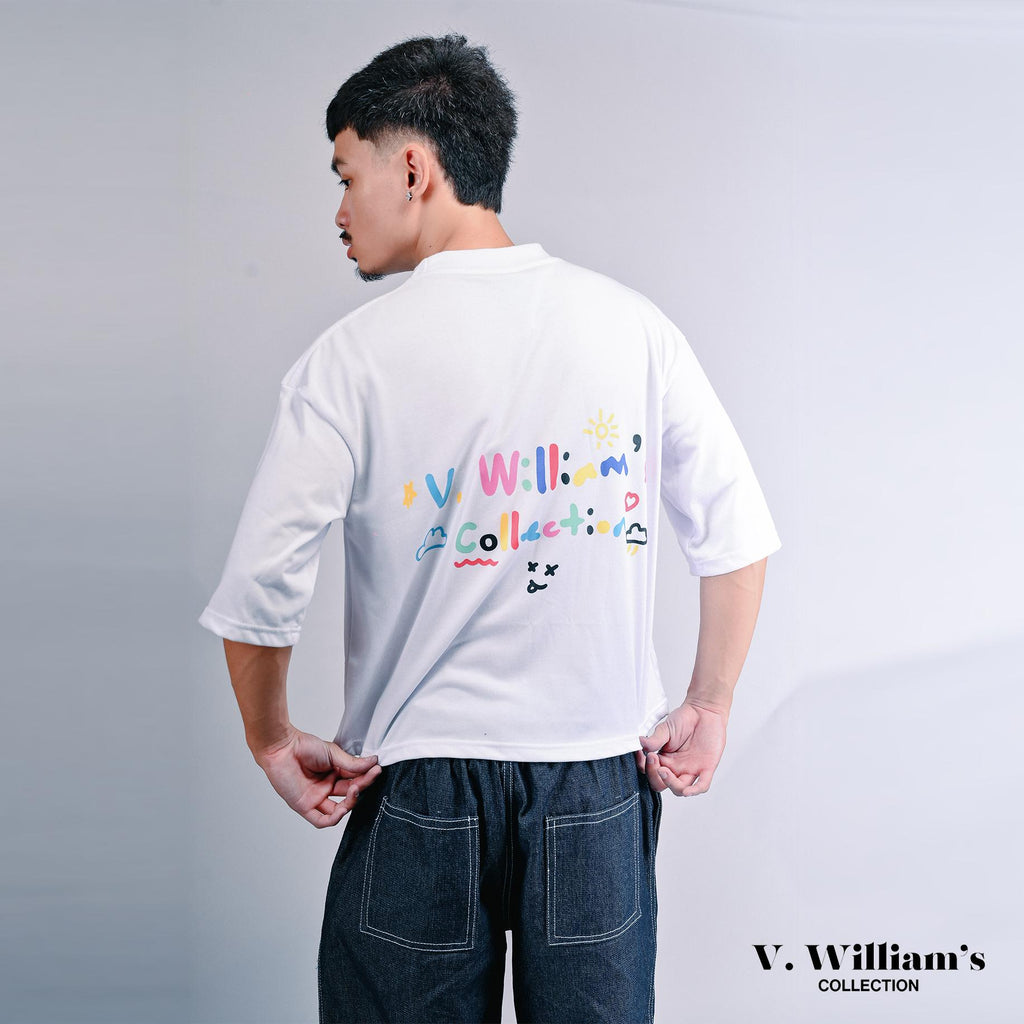 V. William's Crayon Cropped T-Shirt