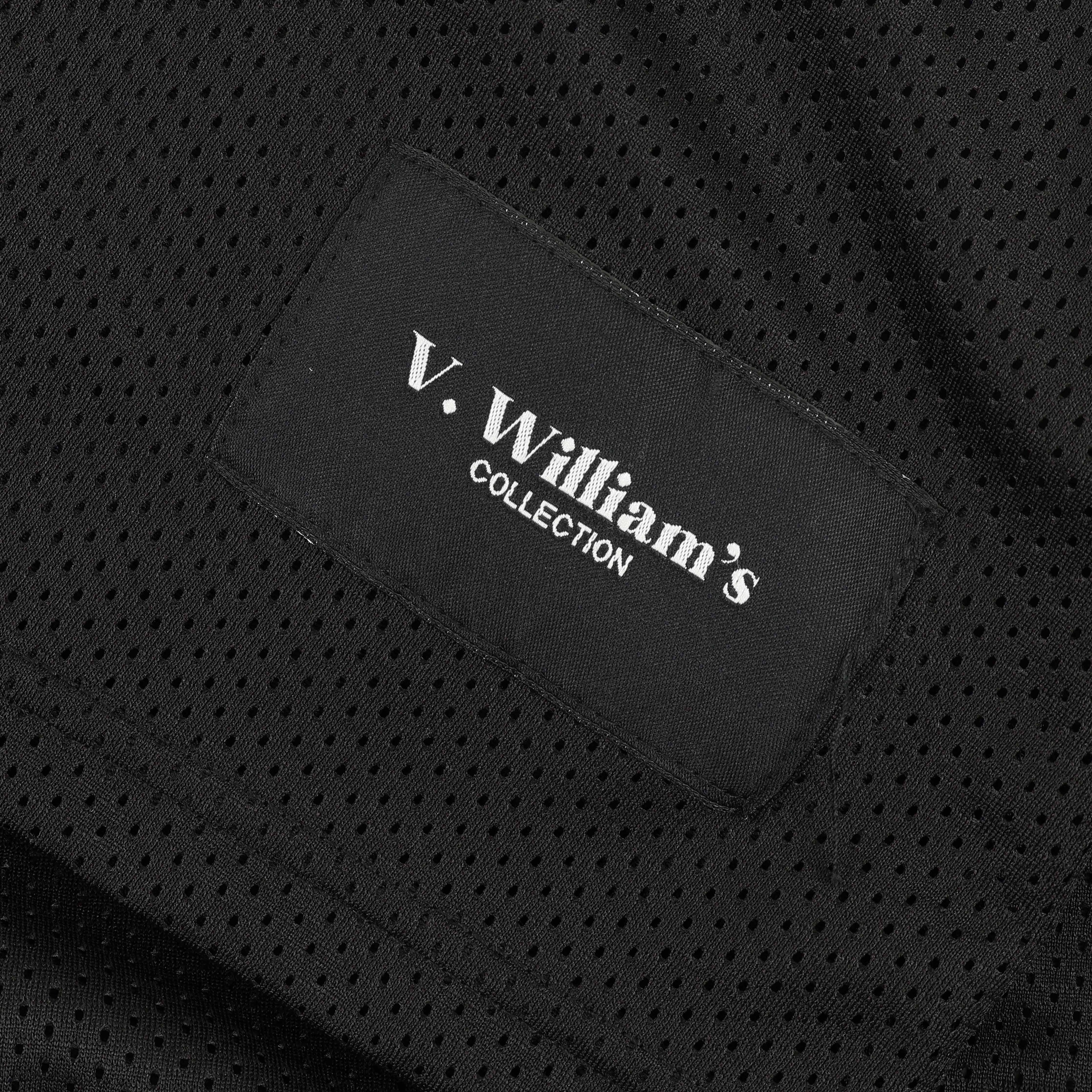 V. William's Mesh Boxy Cropped Football Jersey