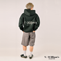 V. William's 400 GSM Cotton Terry Brush Hoodie with High Density Print