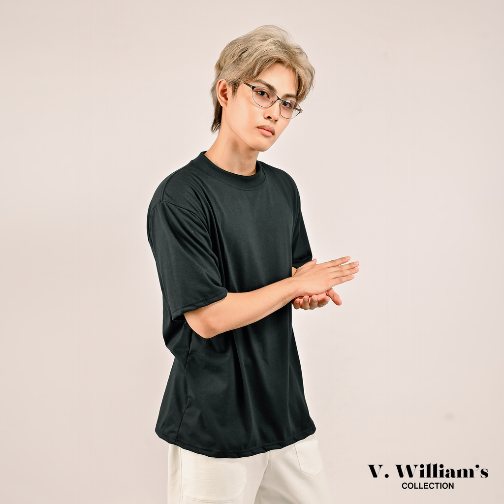 V. William's Pro Club Inspired 240 Gsm Plain Shirt Menswear Top Tshirt Crewneck Short Sleeve