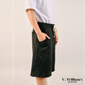 V. William's 350GSM Cotton Terry Knife Shorts with Rib knitted Waistband
