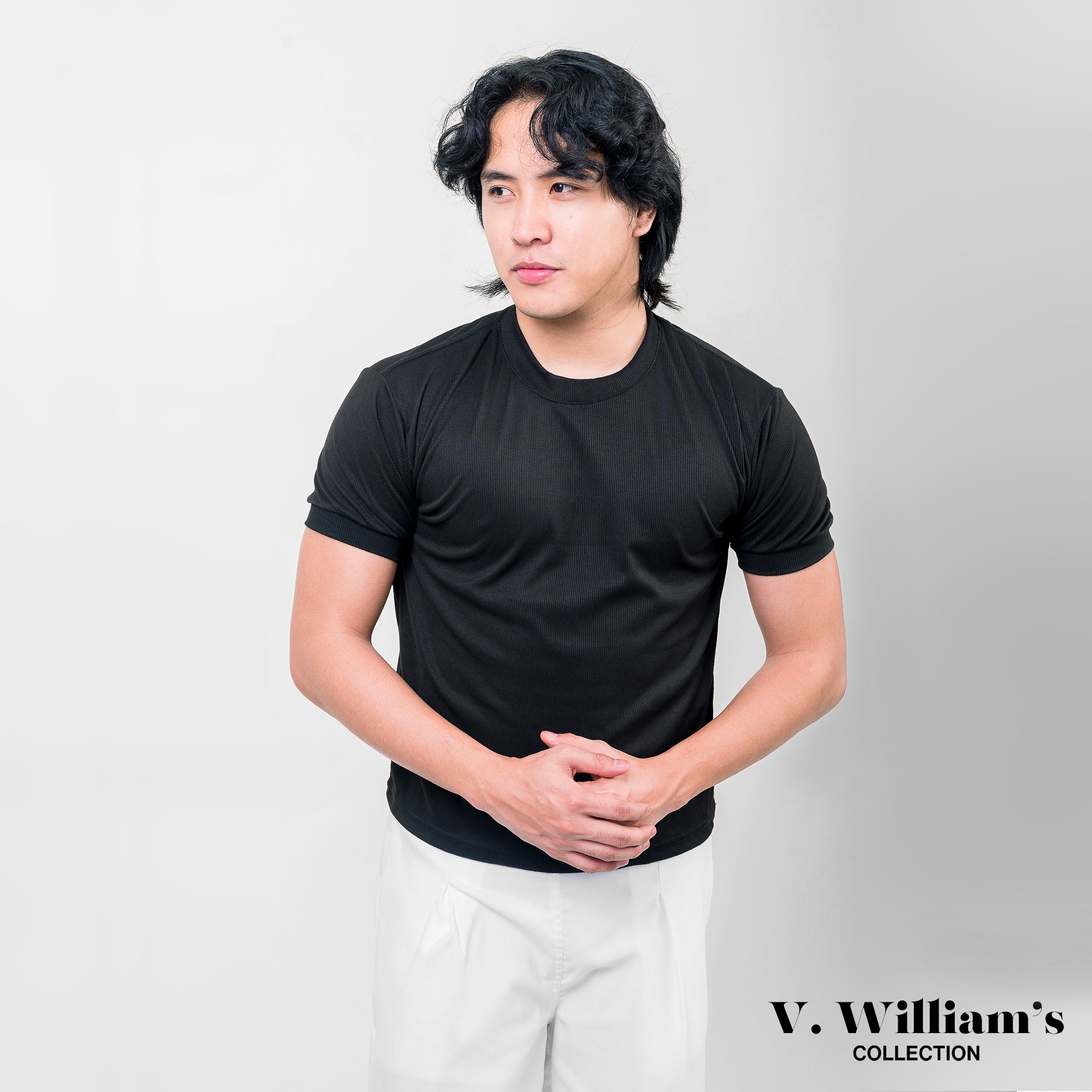 V. William's Premium Ribbed Tee