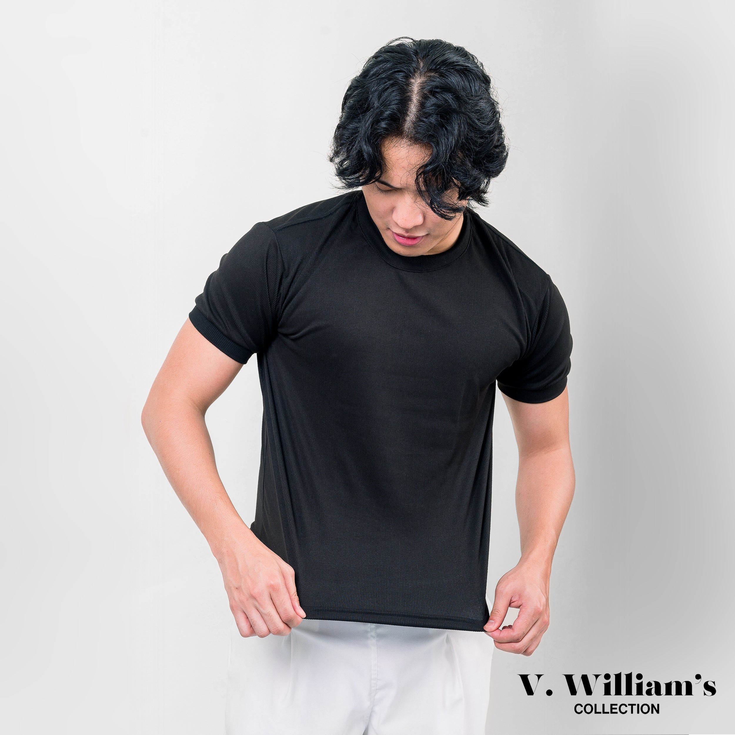 V. William's Premium Ribbed Tee