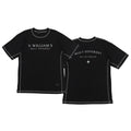V. William's Heavy Cotton Oversized T-Shirt Reverse Stitch Graphic Front & Back Design