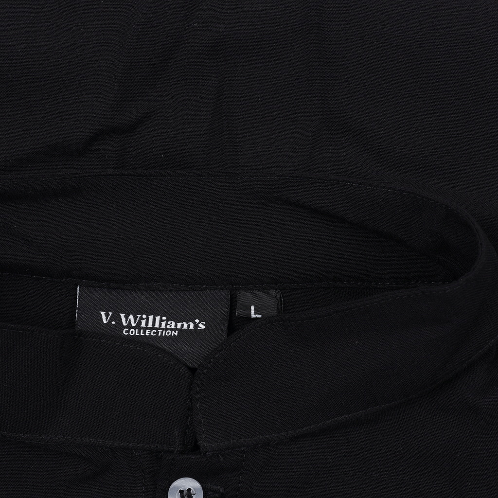 V. William's Mandarine Polo Chinese Collar Button Down