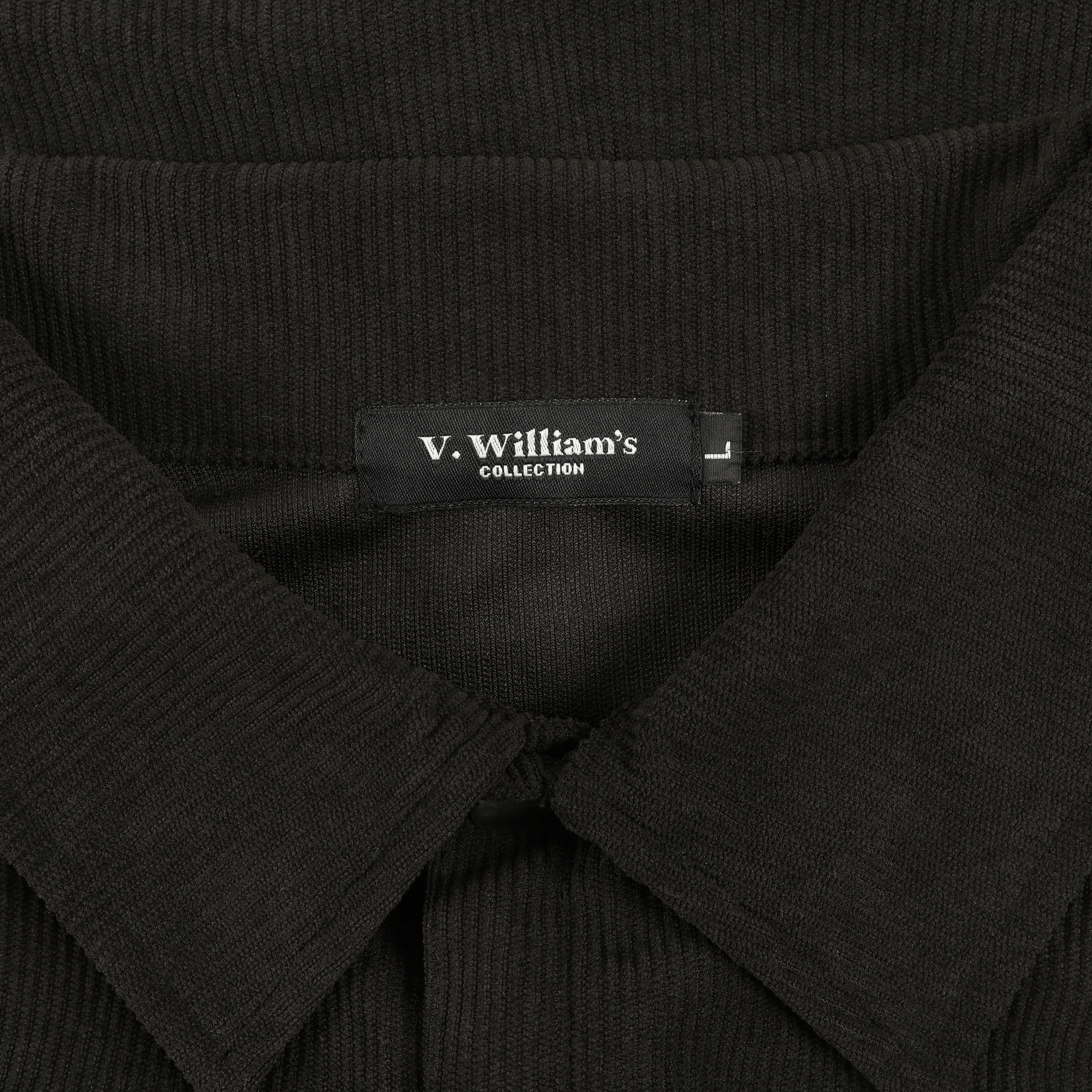 V. William's Curduroy Boxy Cropped Jacket