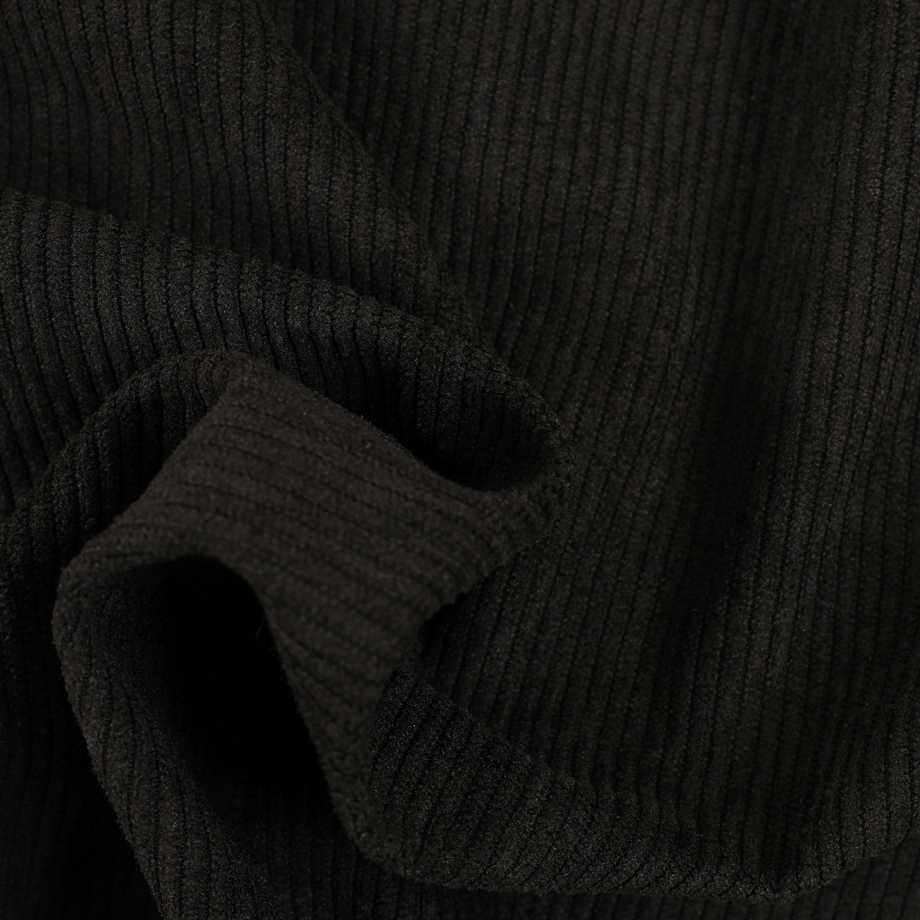 V. William's Curduroy Boxy Cropped T-Shirt