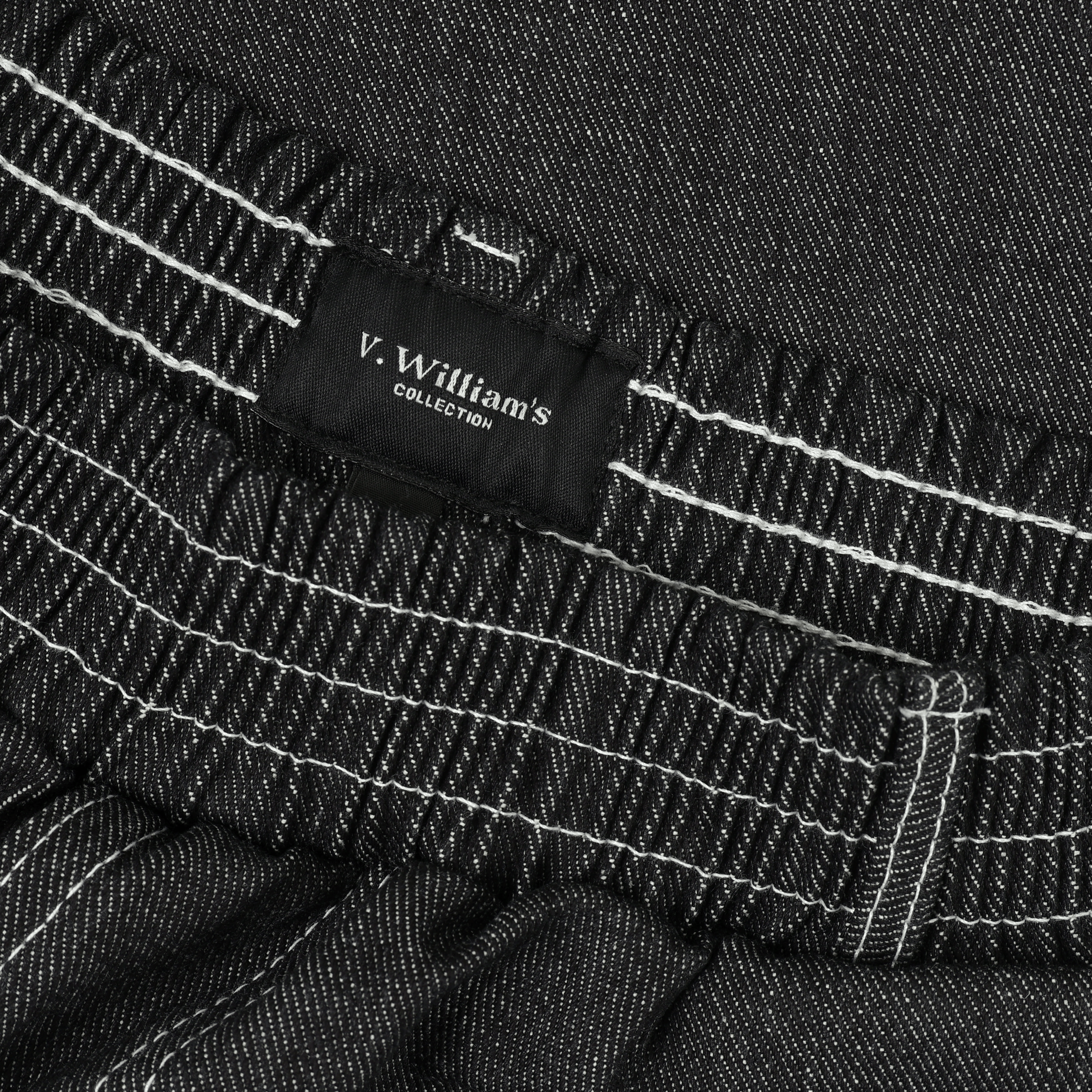 V. William's Raw Denim Barrel Pants