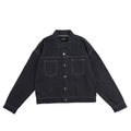 V. William's Raw Denim Cropped Jacket