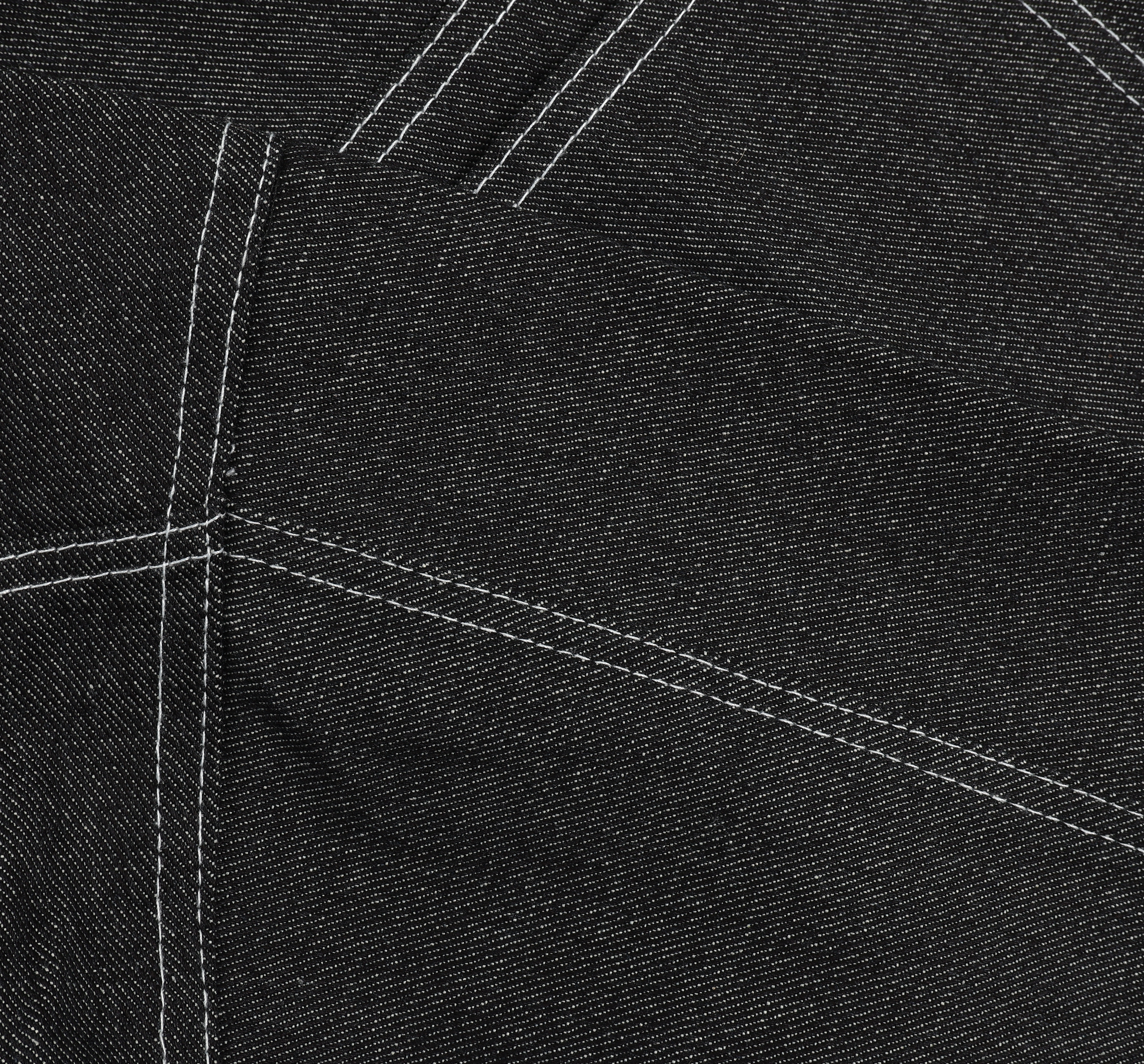 V. William's Raw Denim Cropped Jacket