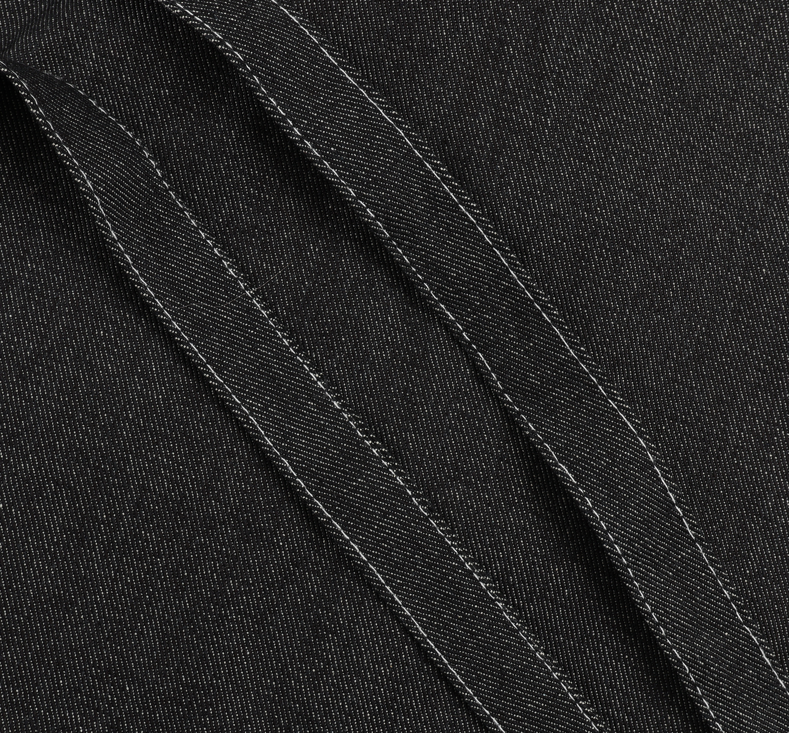 V. William's Raw Denim Cropped Vest