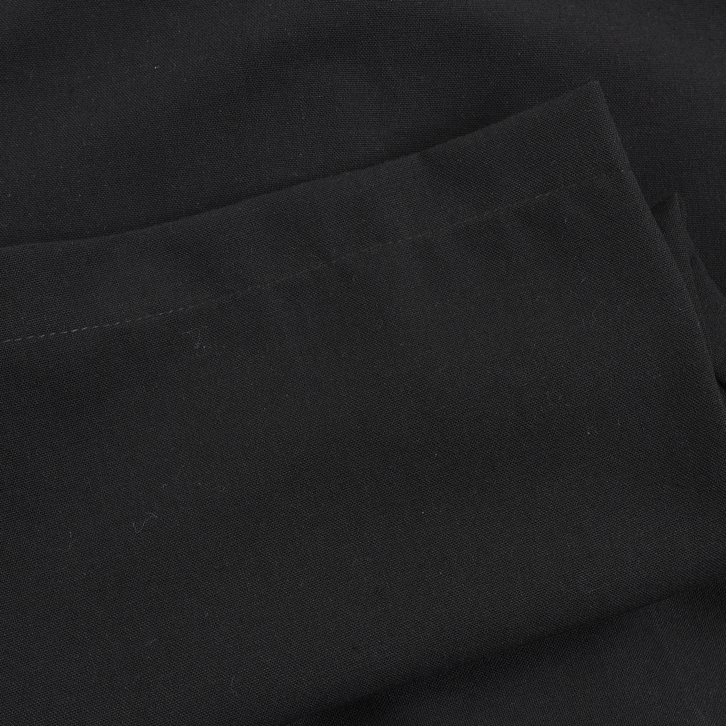 V. William's Linen Boxy Cropped Polo