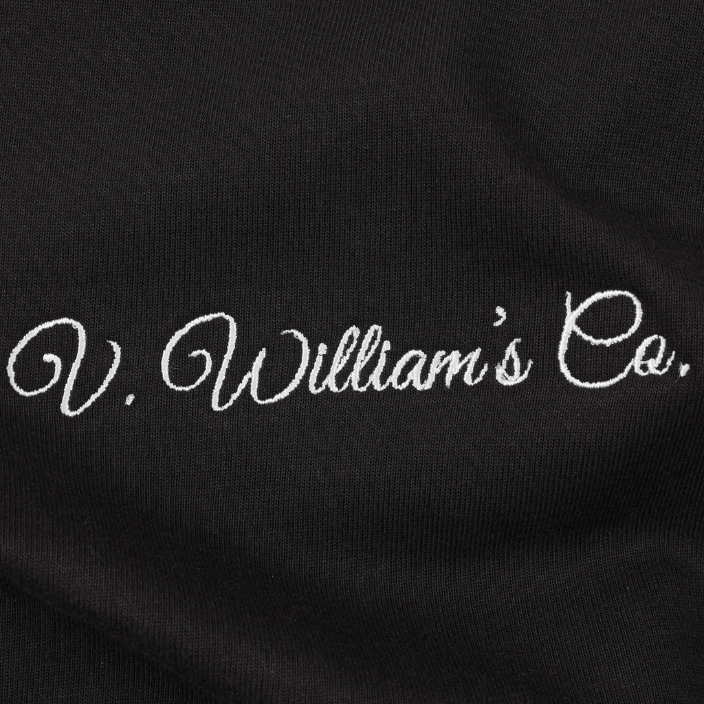 V. William's Signature Embroidered Oversized T-Shirt