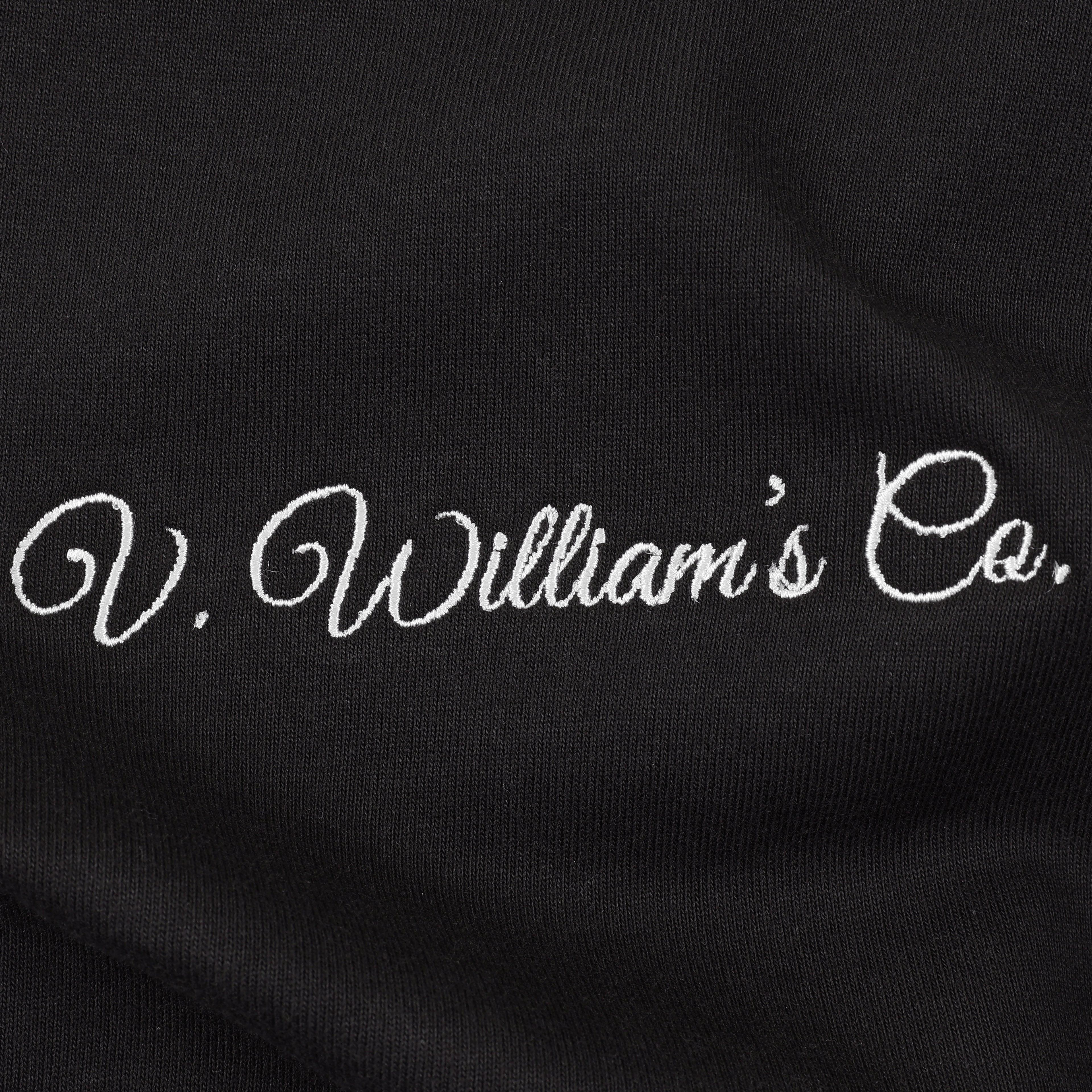 V. William's Signature Embroidered Oversized T-Shirt