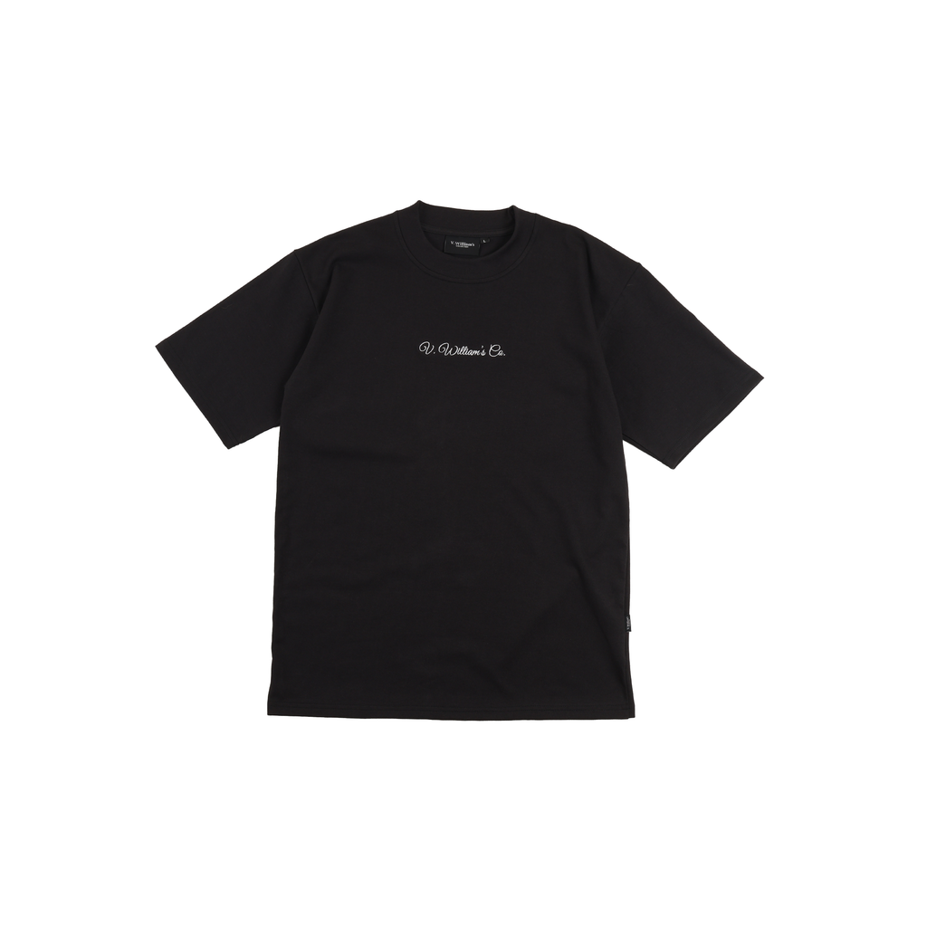 V. William's Signature Embroidered Oversized T-Shirt