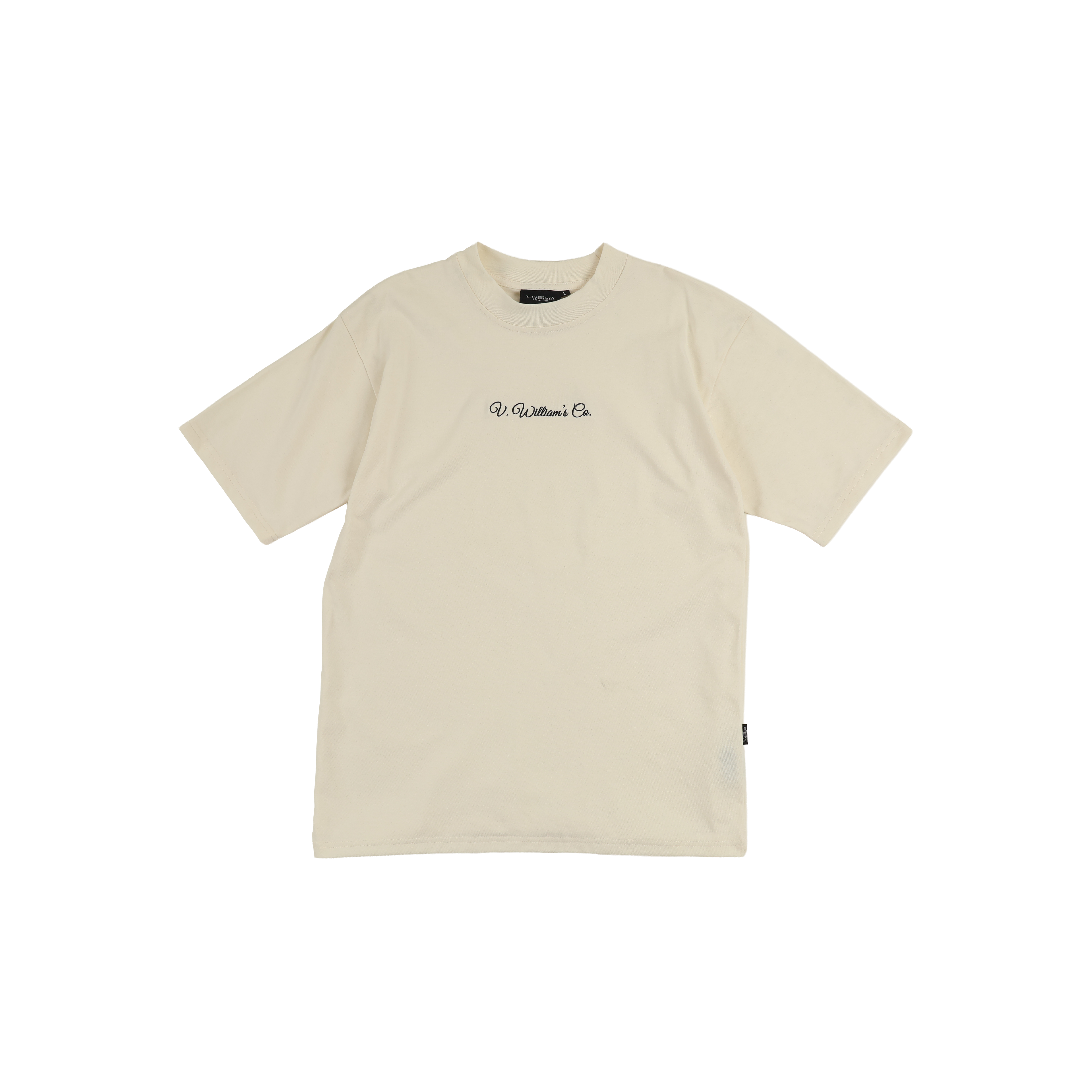 V. William's Signature Embroidered Oversized T-Shirt