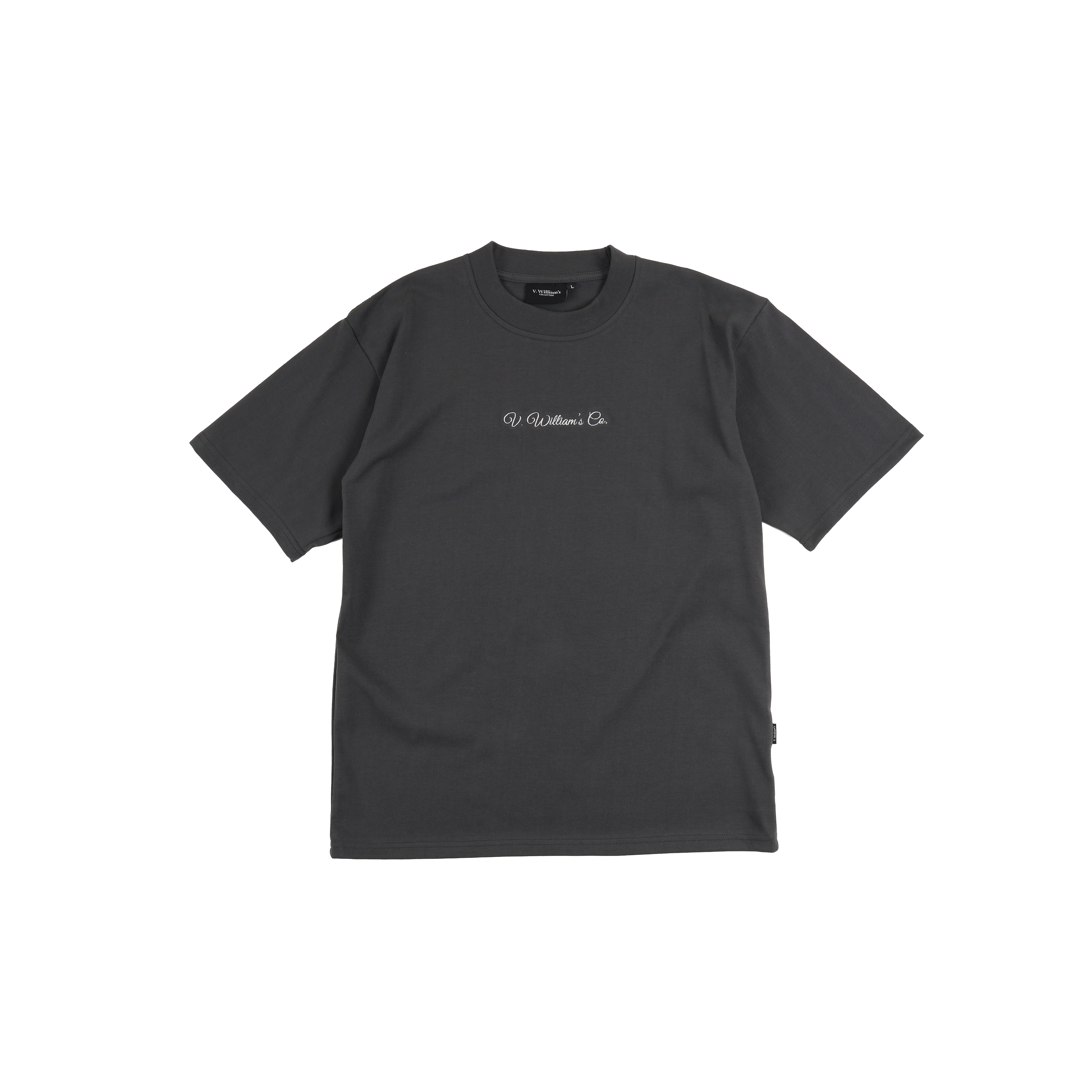 V. William's Signature Embroidered Oversized T-Shirt
