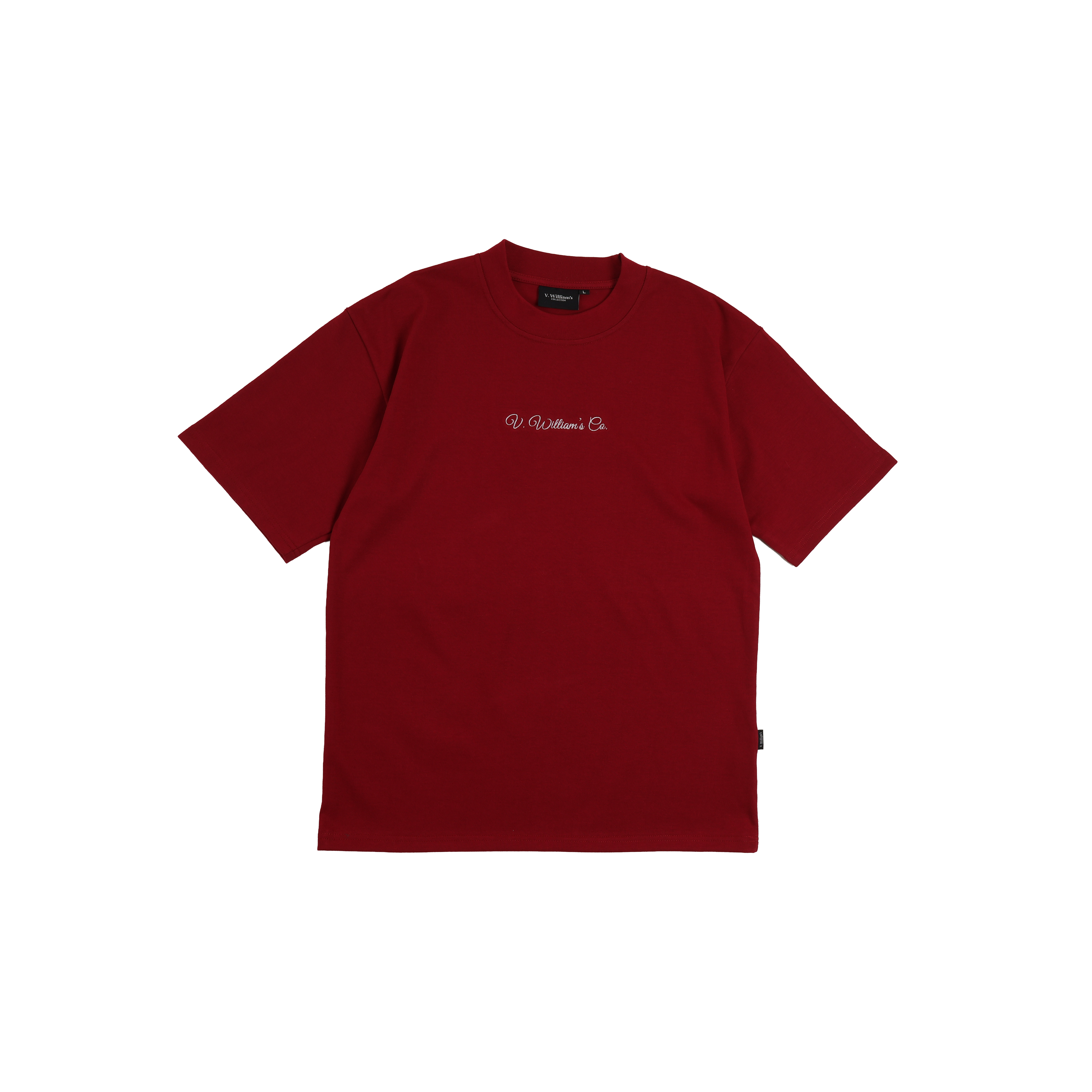 V. William's Signature Embroidered Oversized T-Shirt