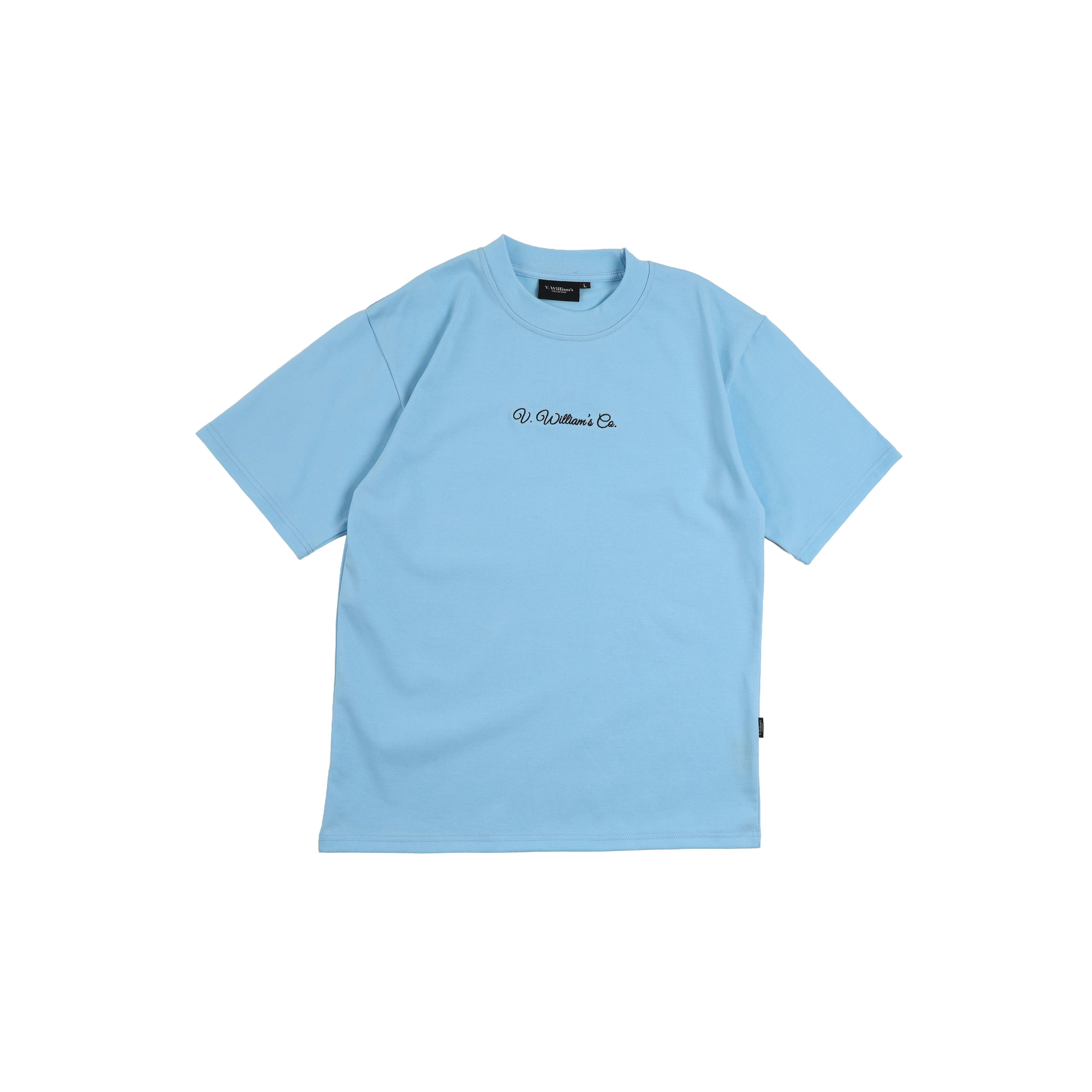 V. William's Signature Embroidered Oversized T-Shirt