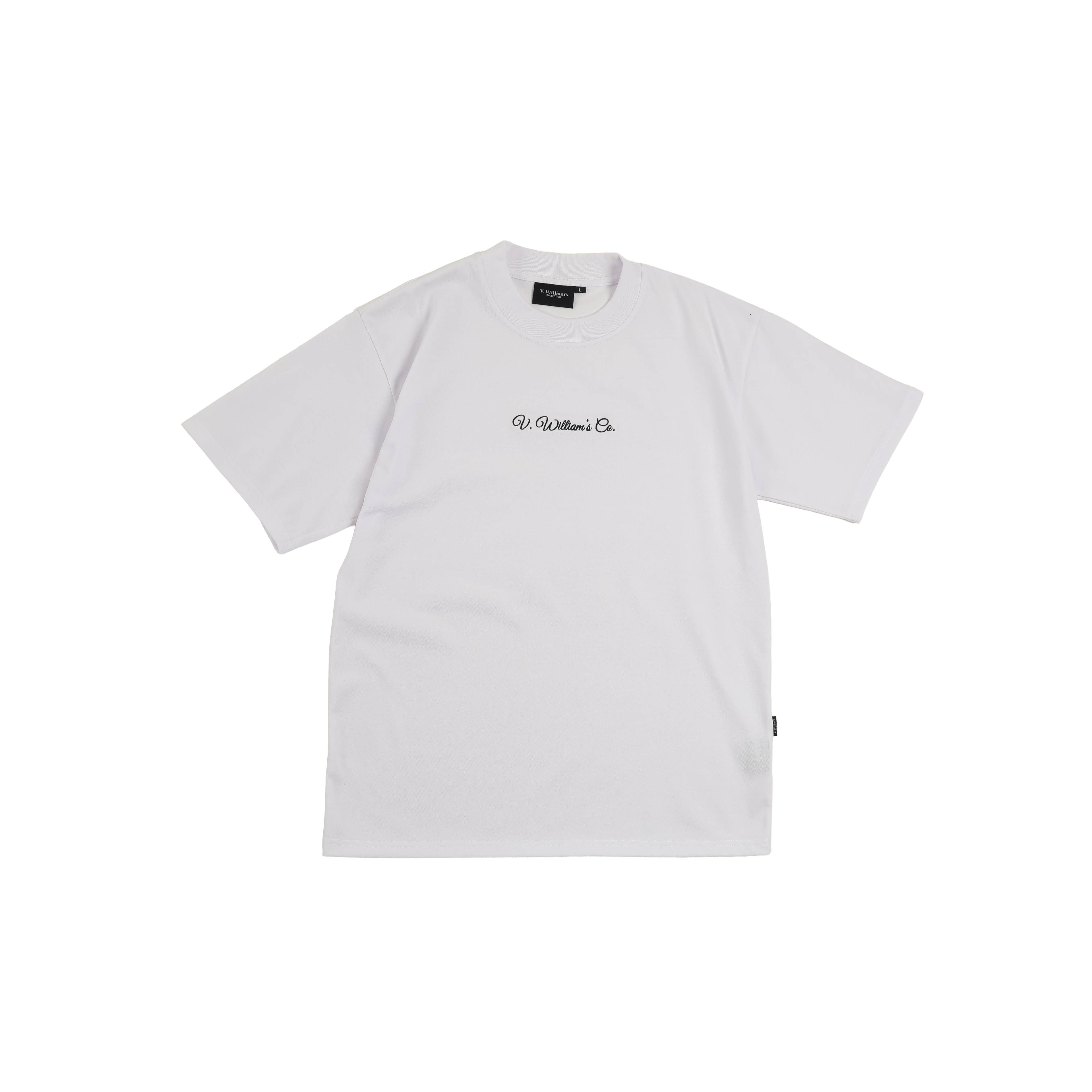 V. William's Signature Embroidered Oversized T-Shirt