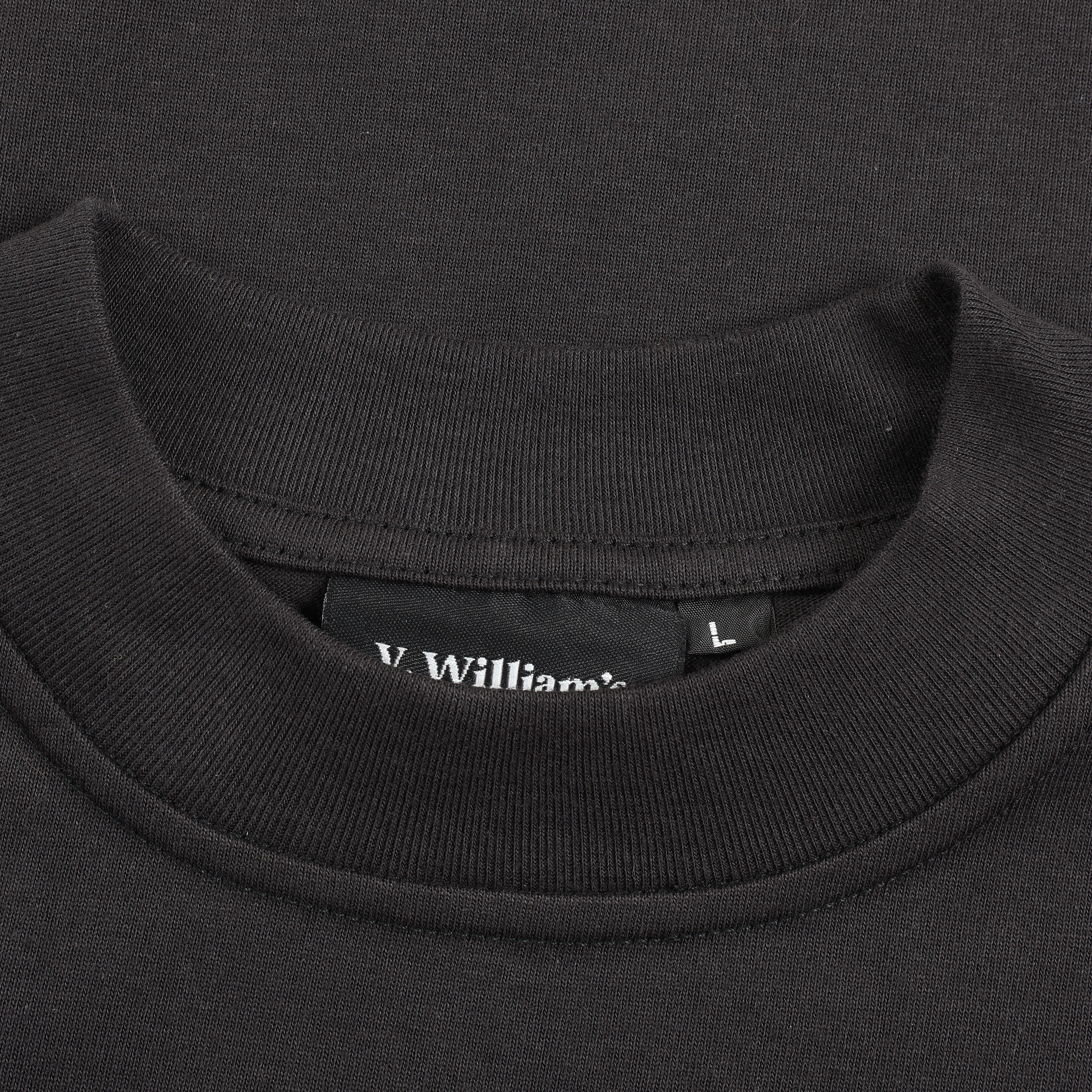 V. William's Signature Embroidered Oversized T-Shirt