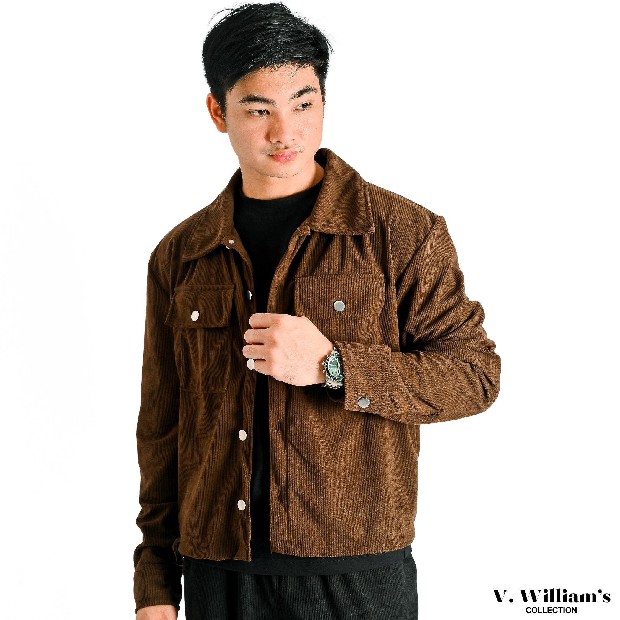 V. William's Premium Boxy Cropped Jacket