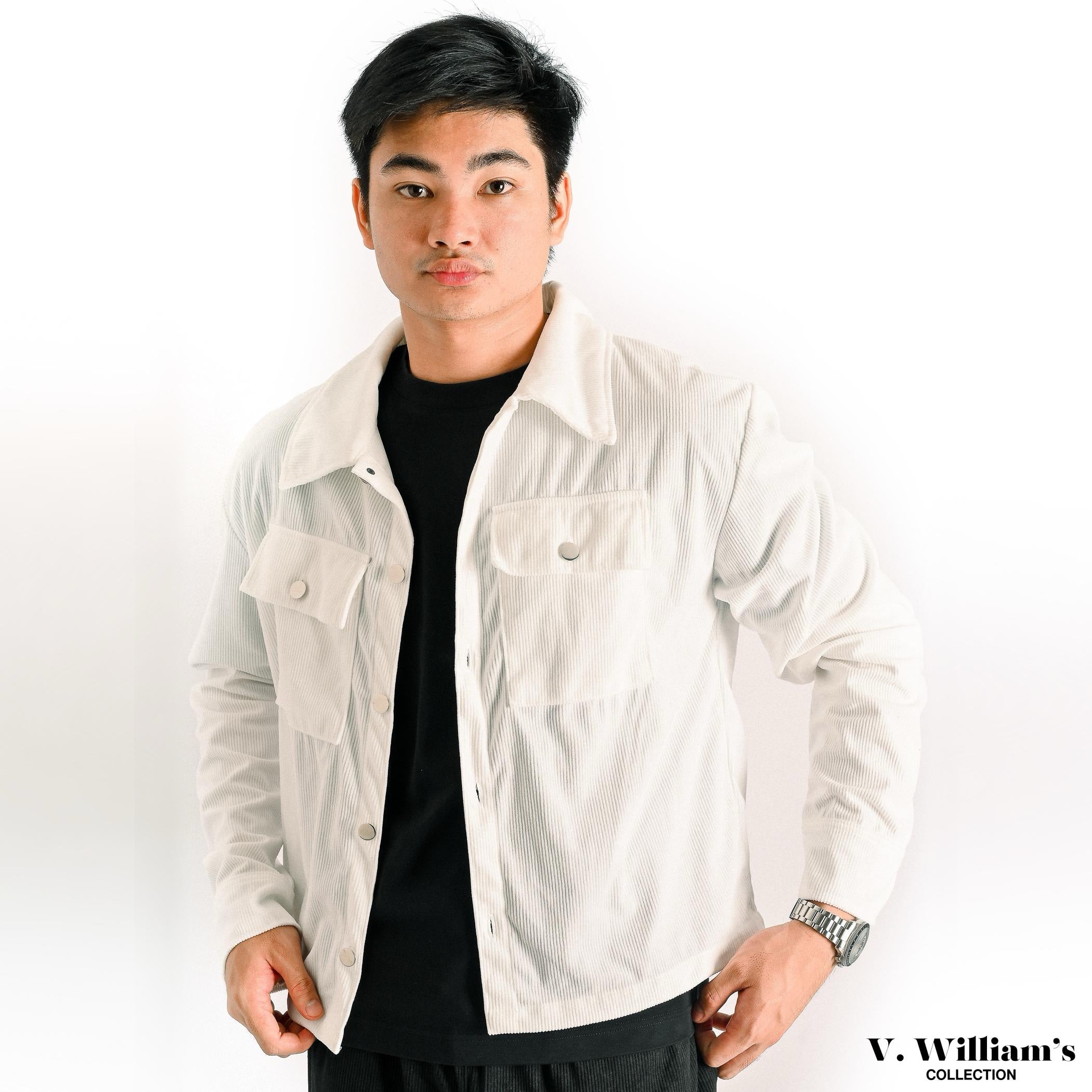 V. William's Premium Boxy Cropped Jacket