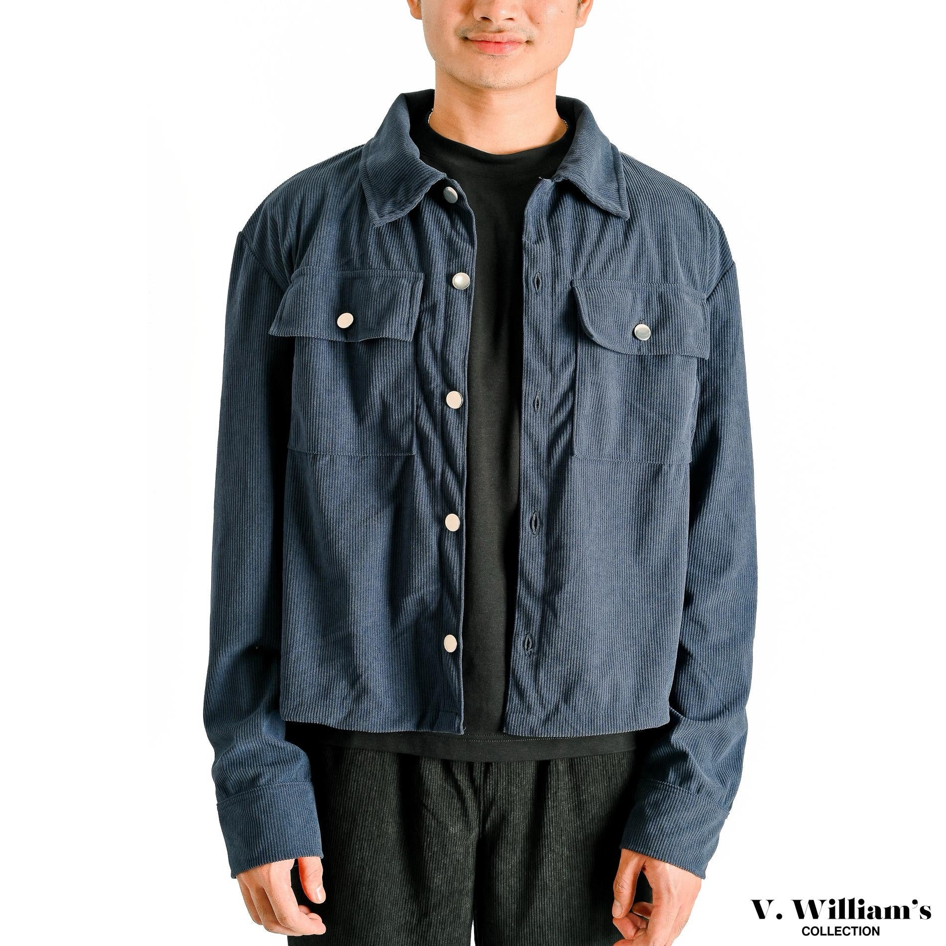 V. William's Premium Boxy Cropped Jacket