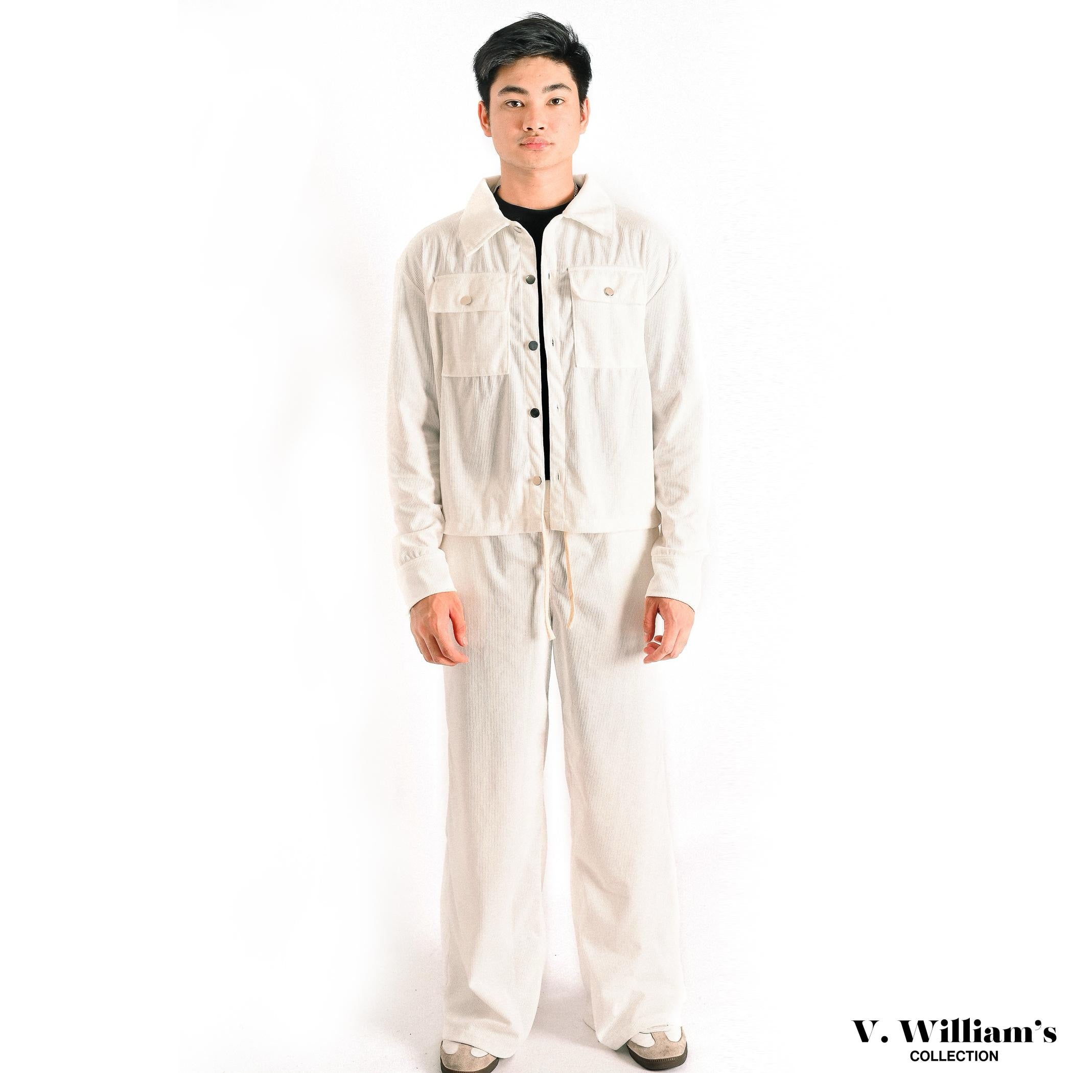 V. William's Premium Boxy Cropped Jacket