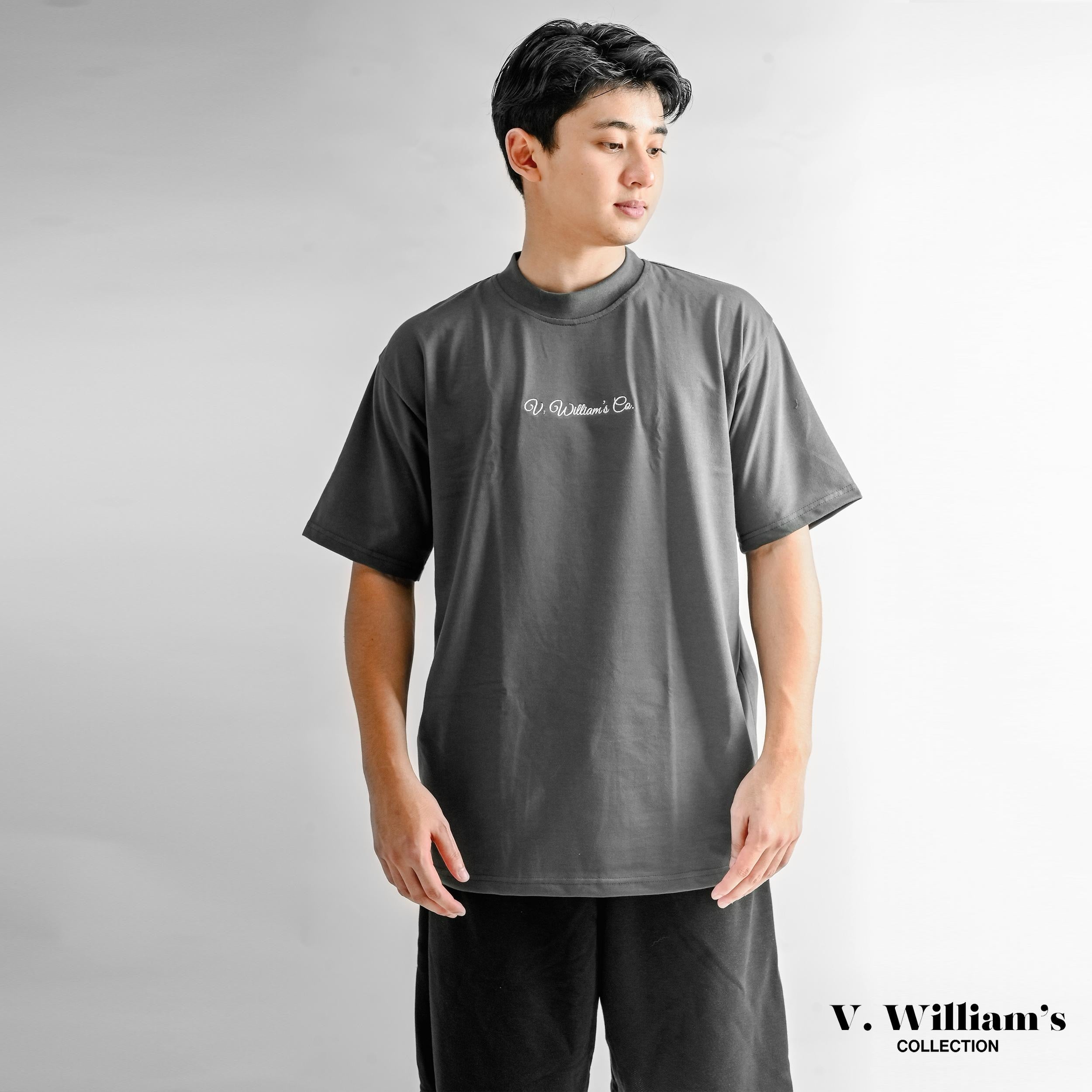 V. William's Premium Embroidered Oversized T-Shirt
