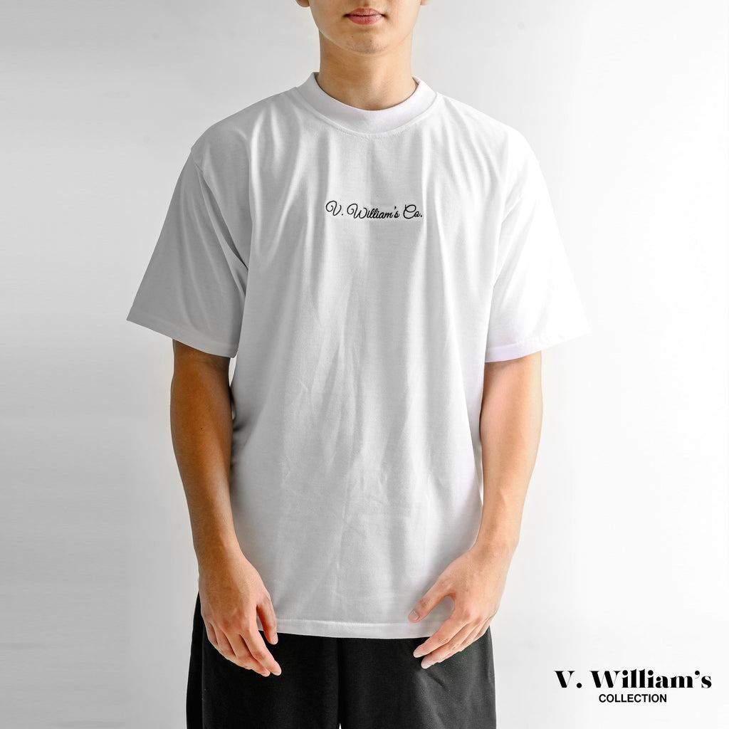V. William's Premium Embroidered Oversized T-Shirt