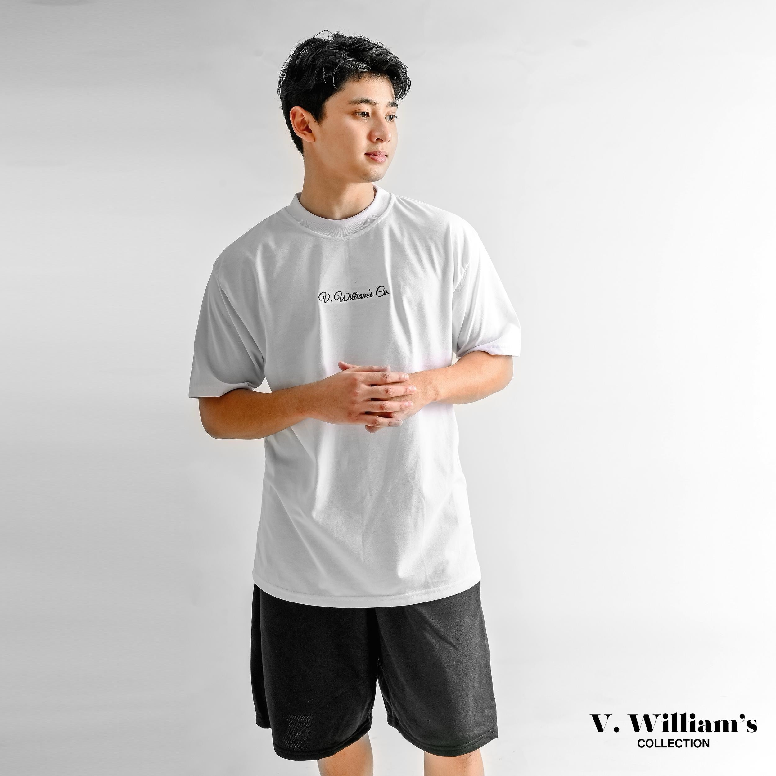 V. William's Premium Embroidered Oversized T-Shirt