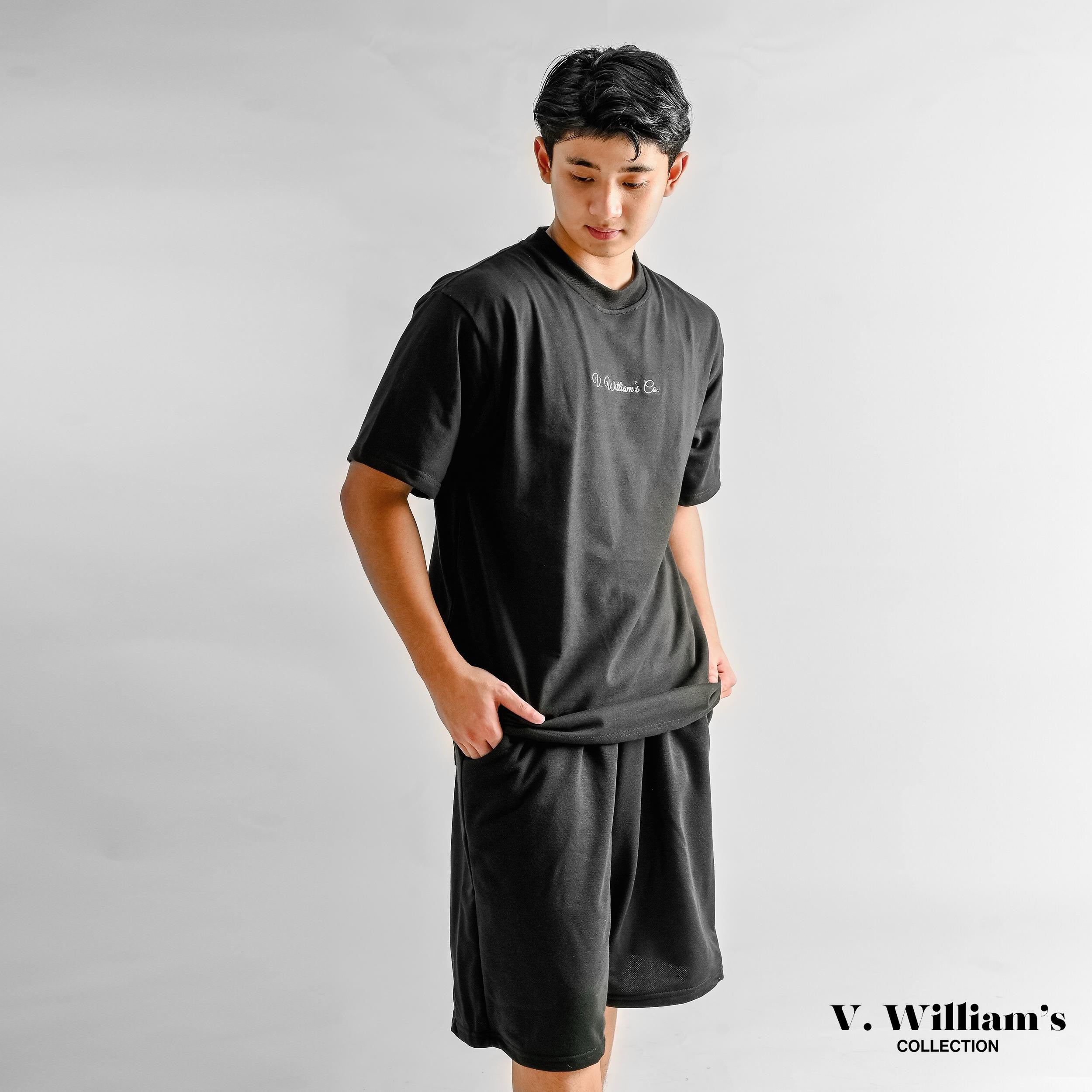 V. William's Premium Embroidered Oversized T-Shirt